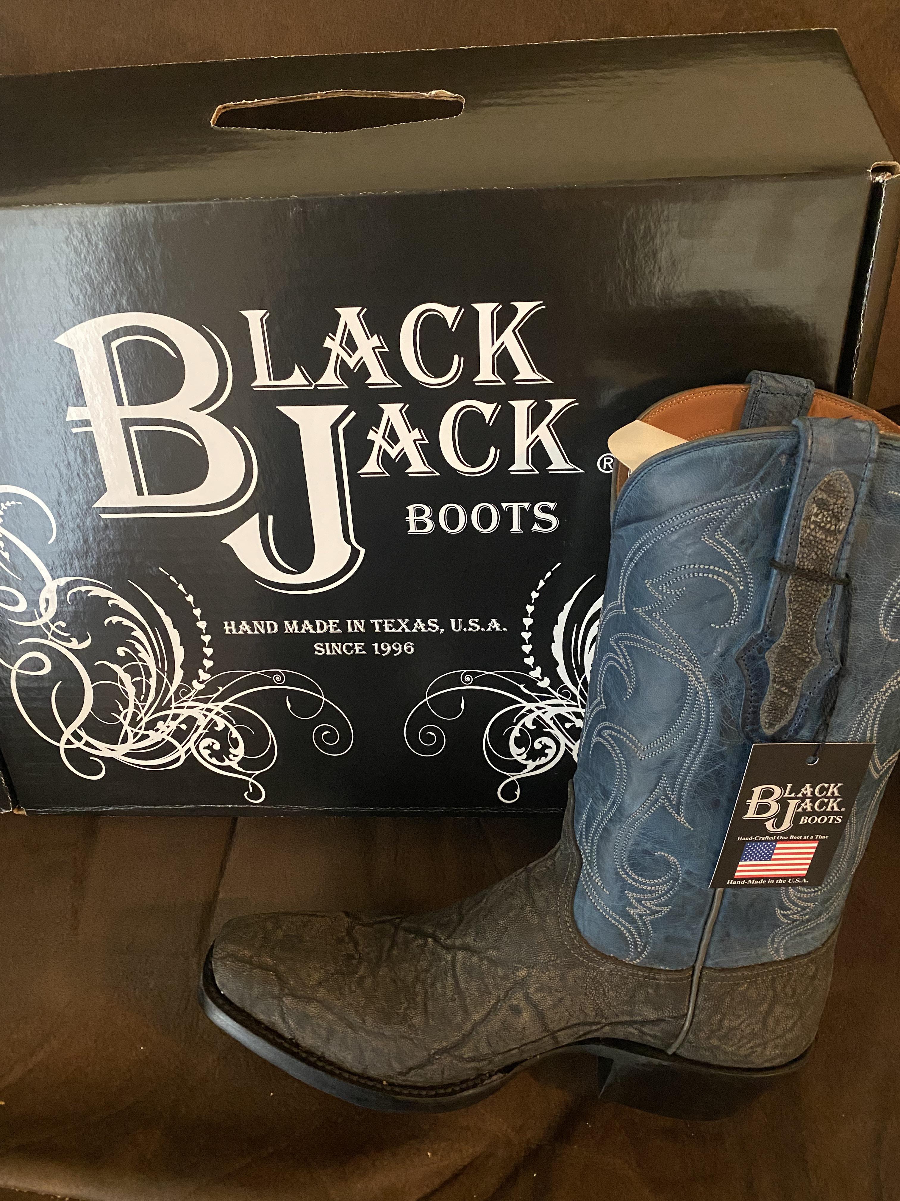 New boots for my birthday Black Jack Elephants r/cowboyboots