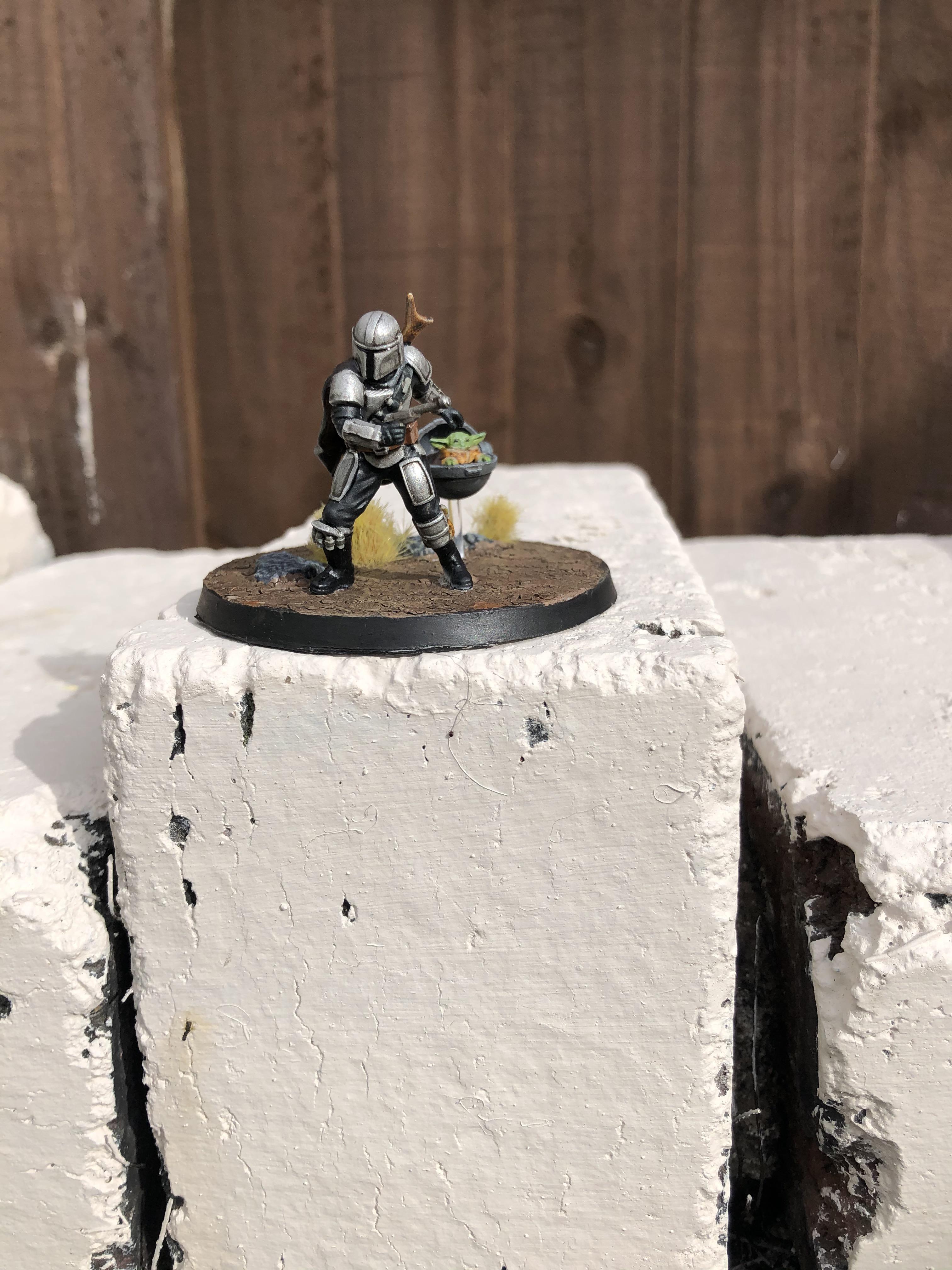 WIP Not a huge fan of citadel crackle paints storm trooper helmet