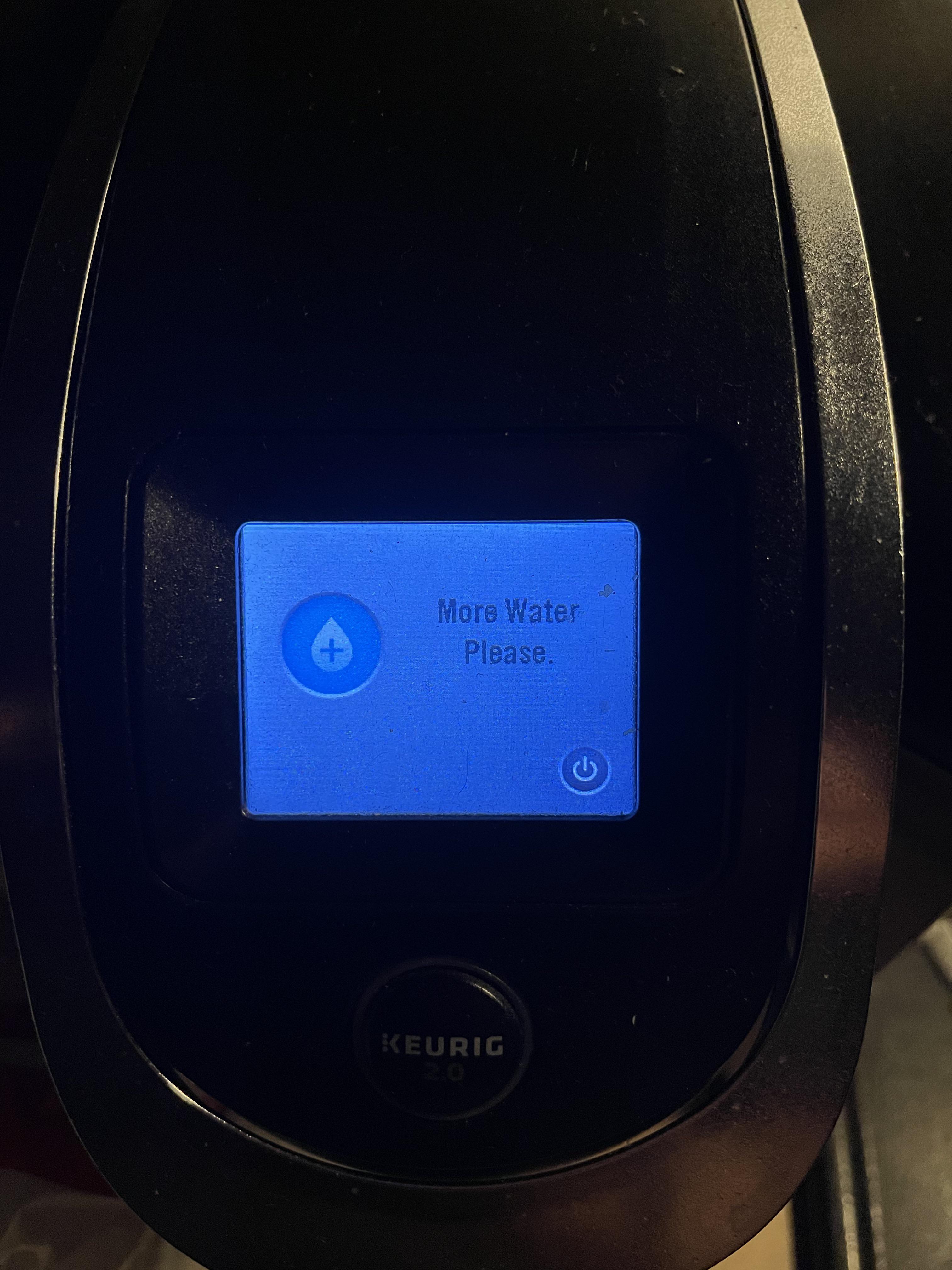 My Keurig even knows what’s good for it r/HydroHomies