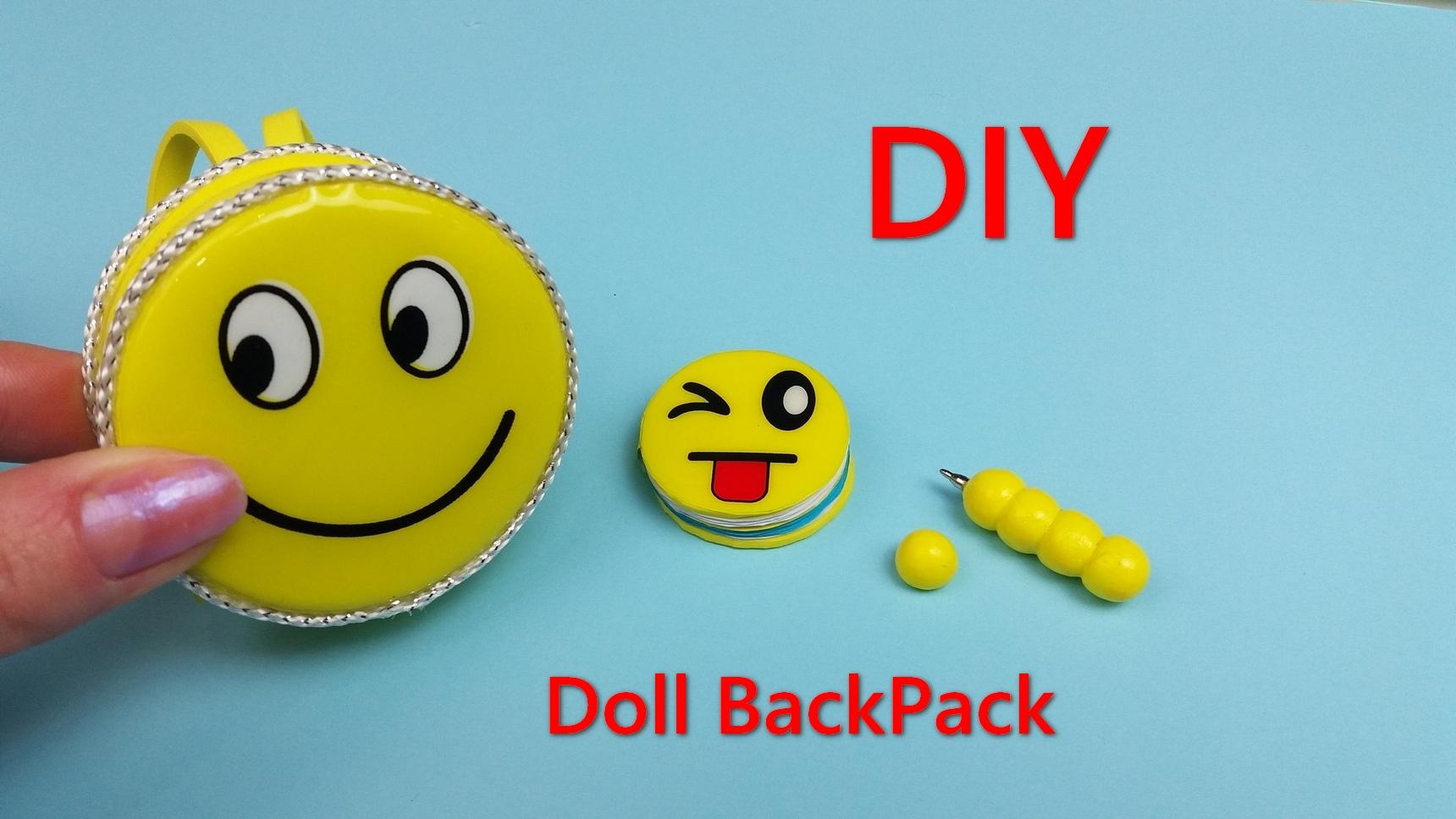 How to Make Backpack for Barbie Doll r/miniatures