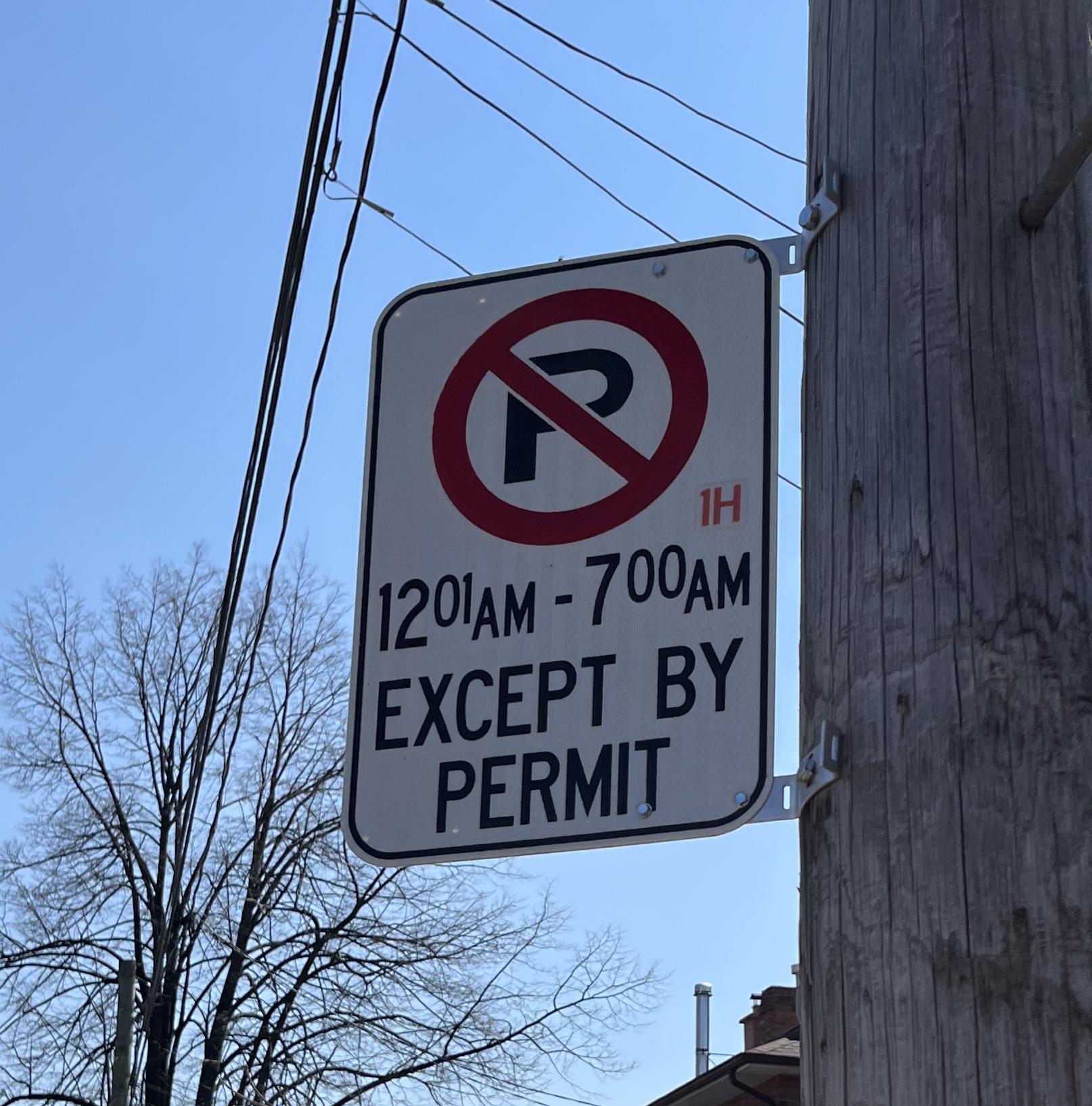 Can I park here at lunchtime? toronto