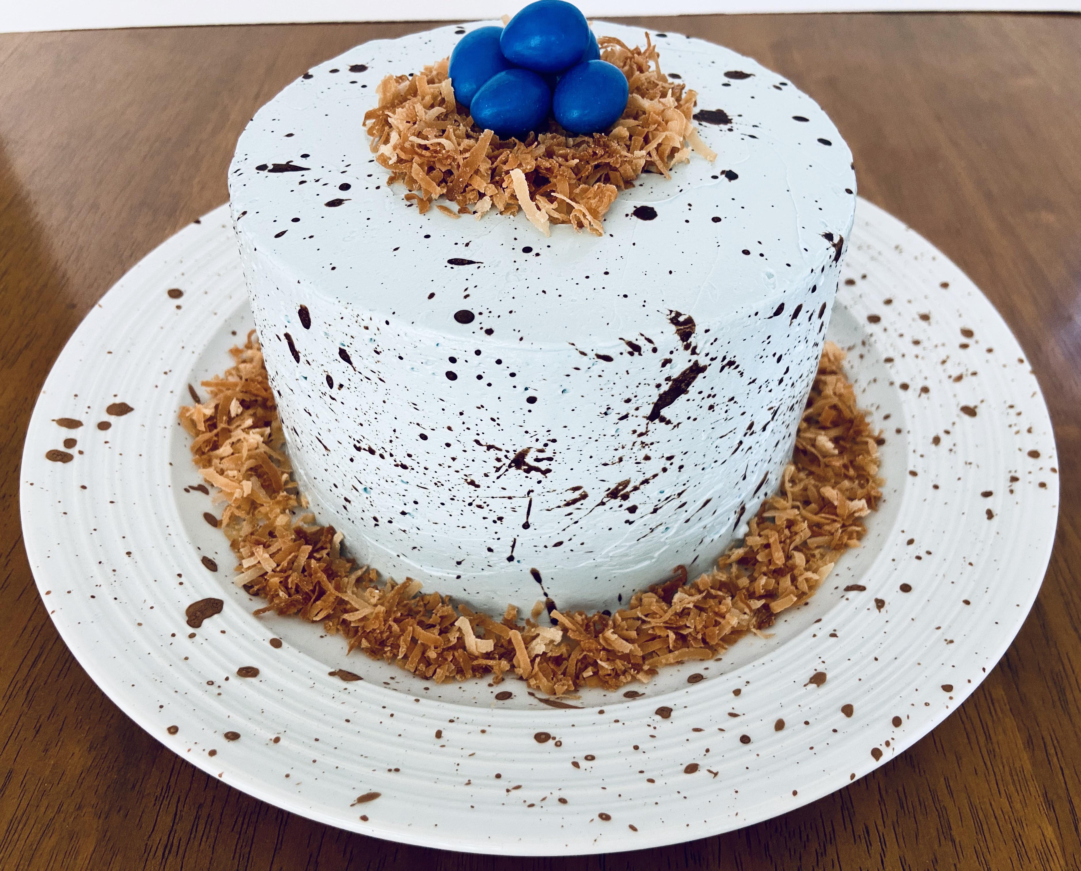 [Homemade] Bird nest cake r/food