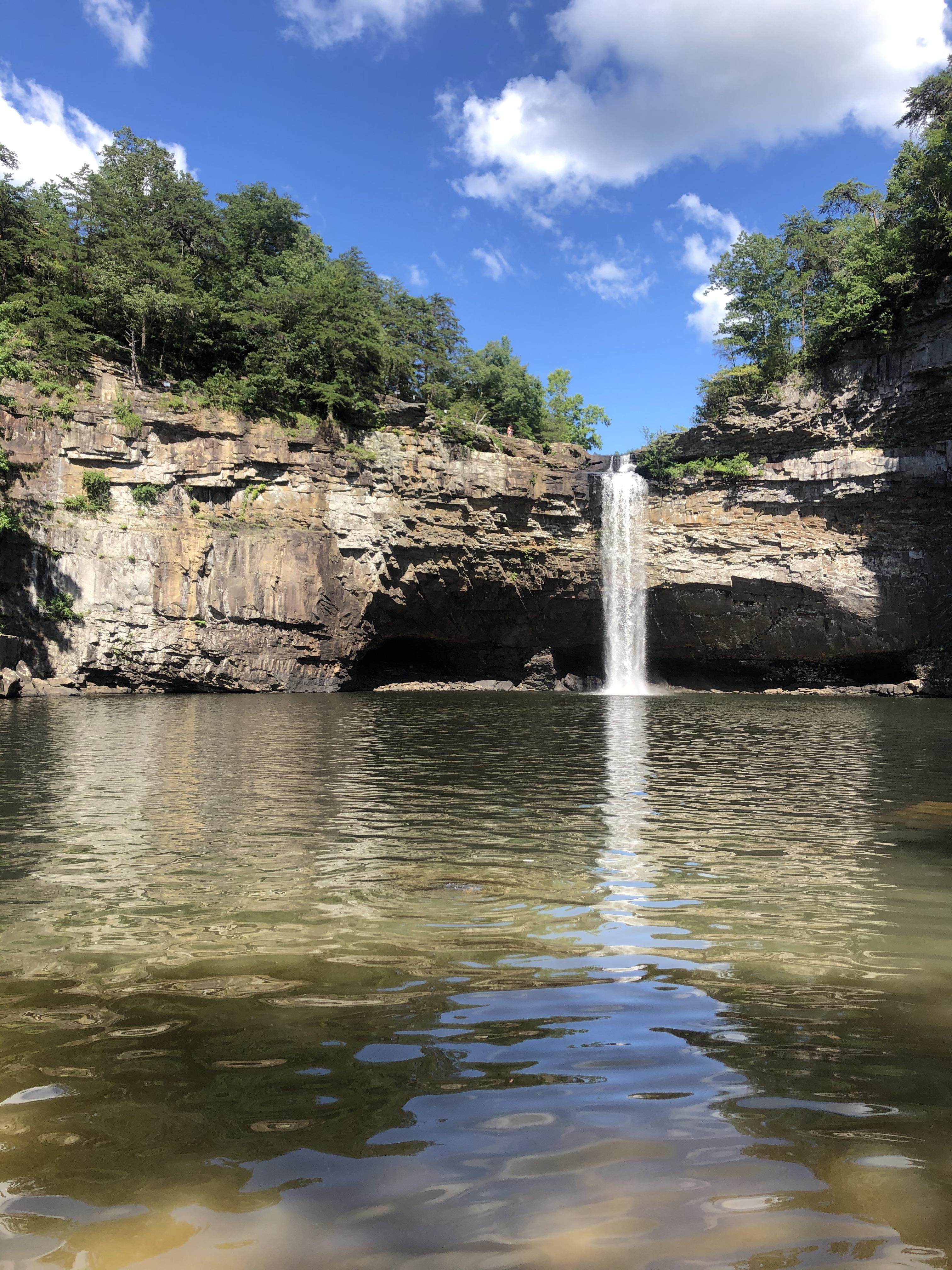 Hiked to De Soto Falls in Mentone, Alabama. This view made it all worth