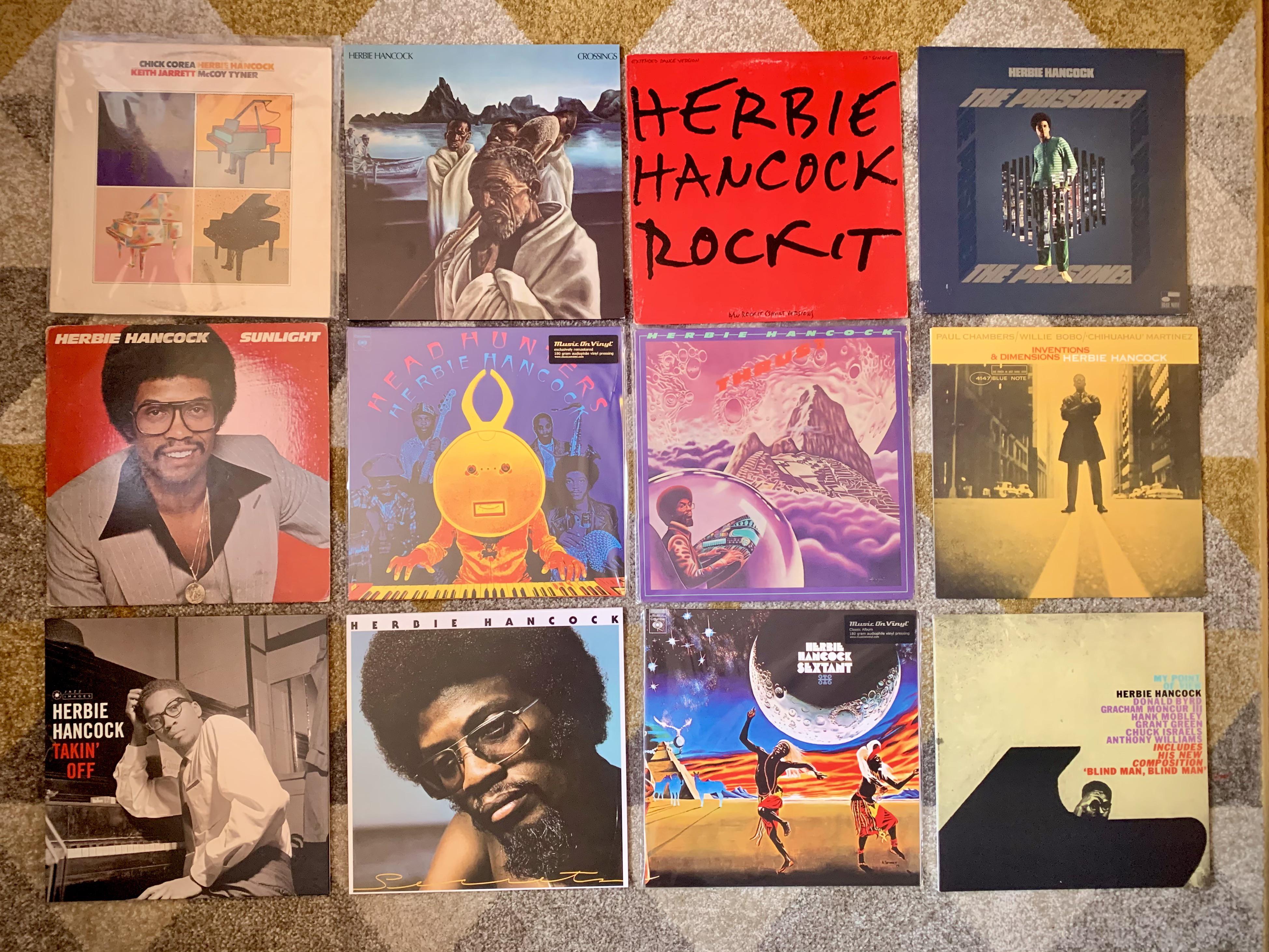 My Herbie Hancock record collection r/Jazz