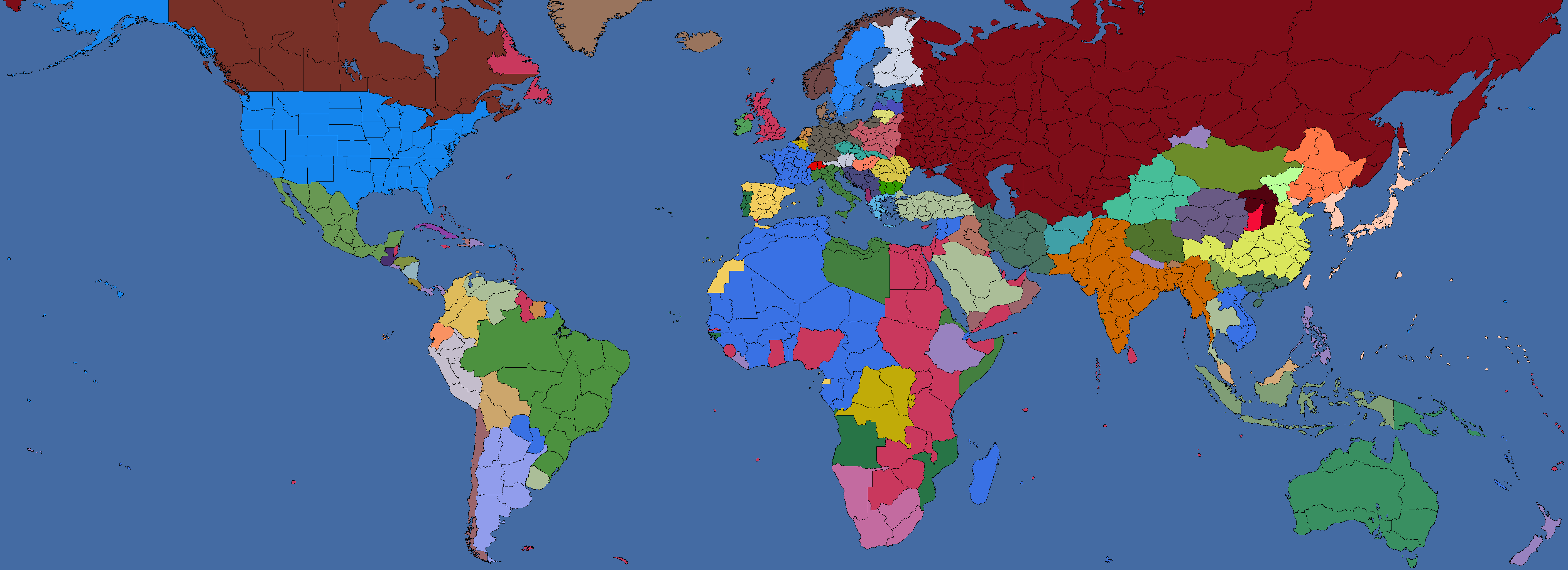 Better Political Map Mod Hoi4 1.6 "Ironclad" Political States Map hoi4