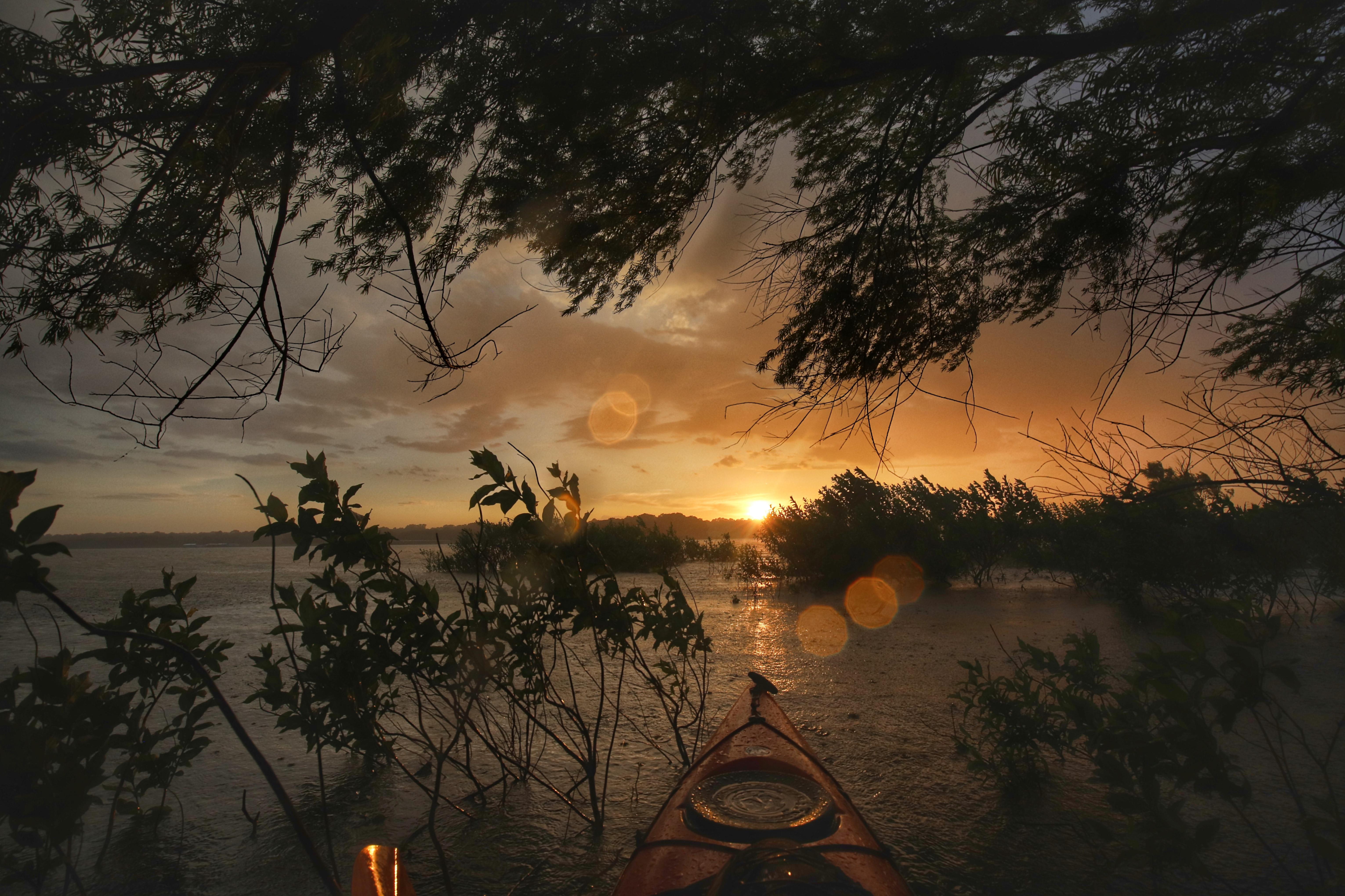 What do you call a sunshower during sunset? r/Kayaking