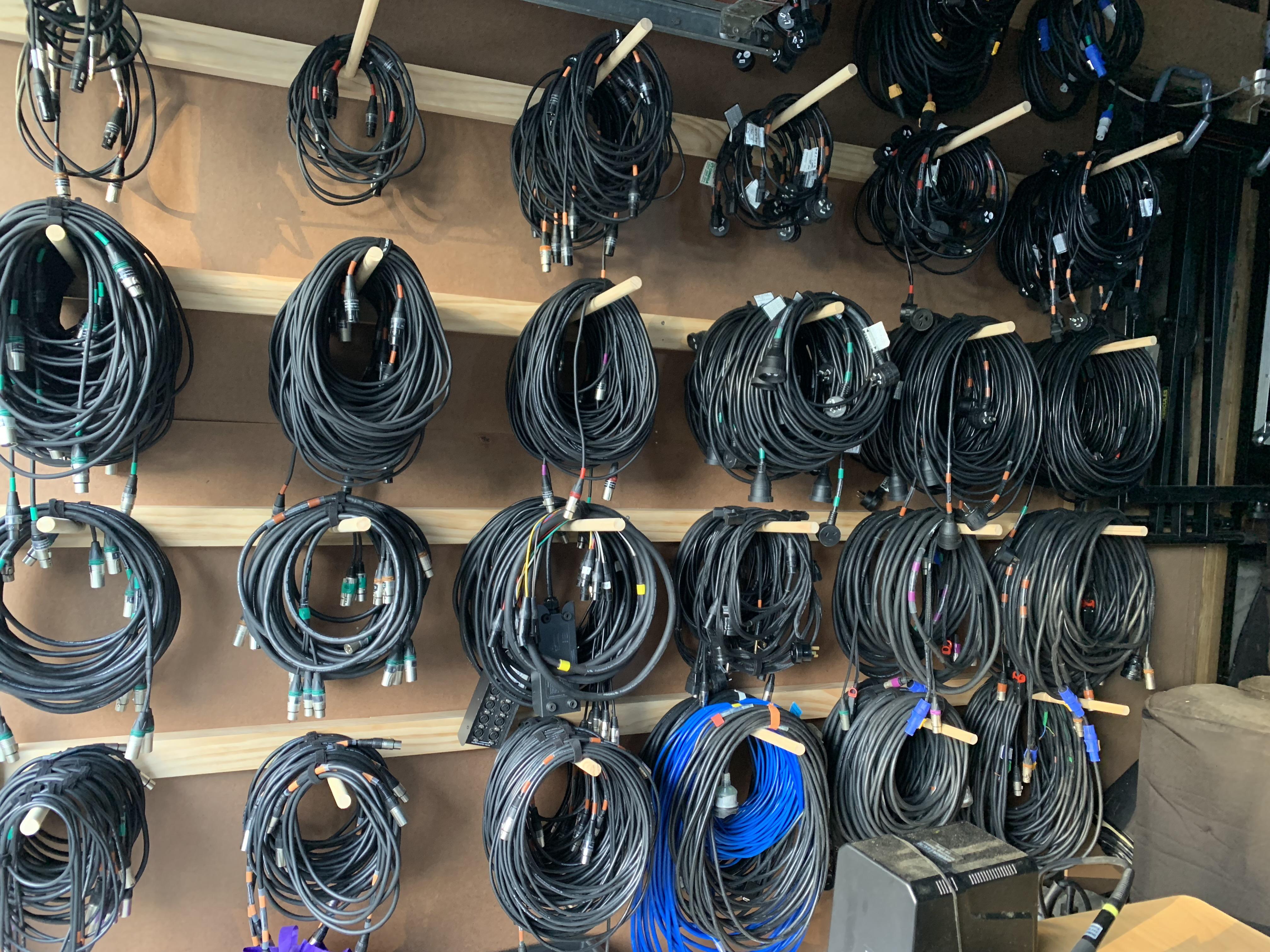 Own a small production company “Electric Boogie Productions” recently upgraded my cable storage