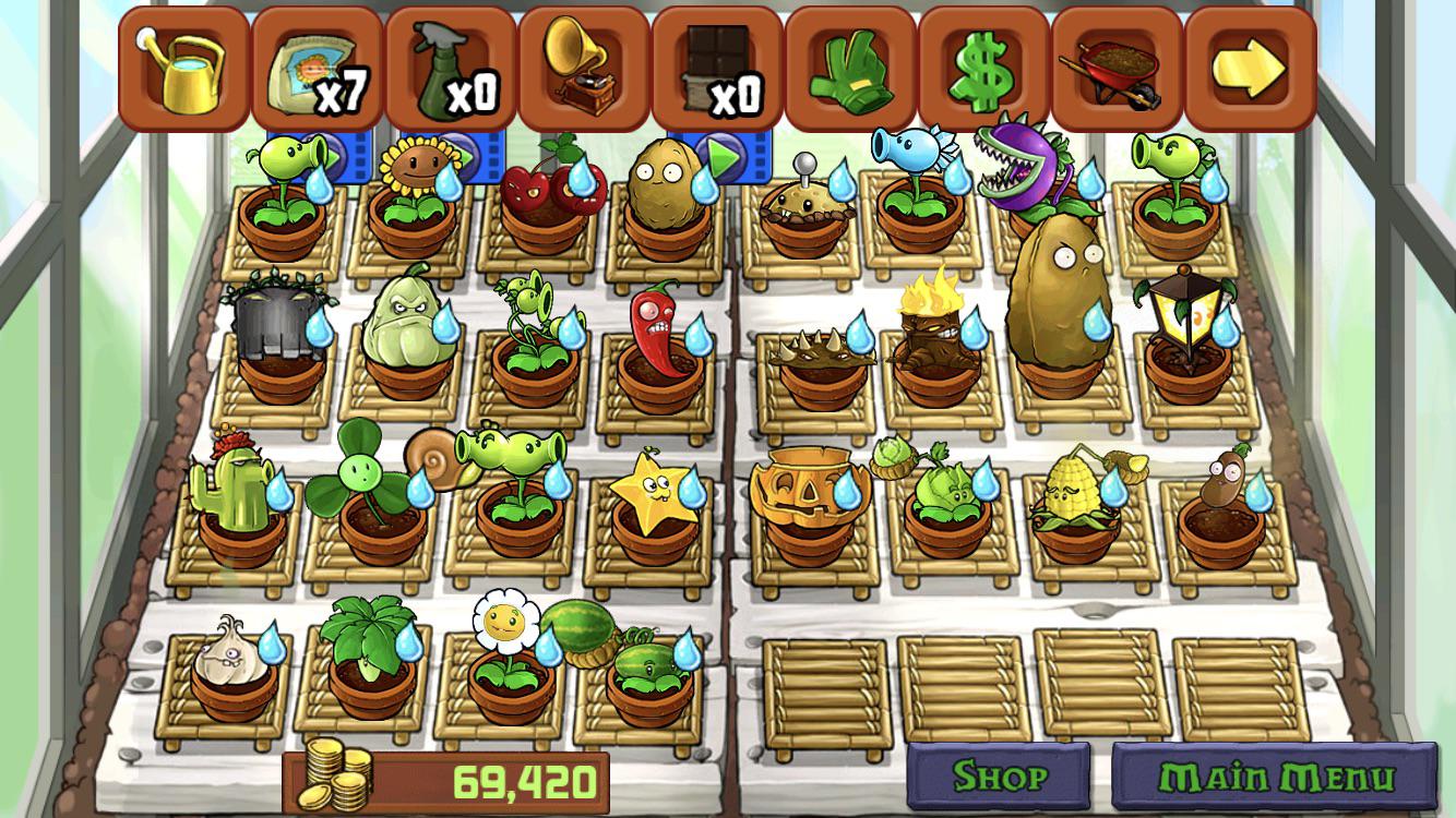 I have every plant in my zen garden (also nice r/PlantsVSZombies