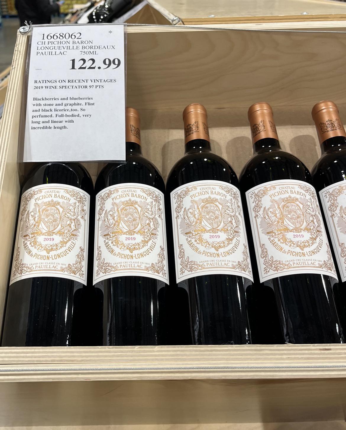 Decent price for Pichon? At Costco Los Feliz, CA r/wine