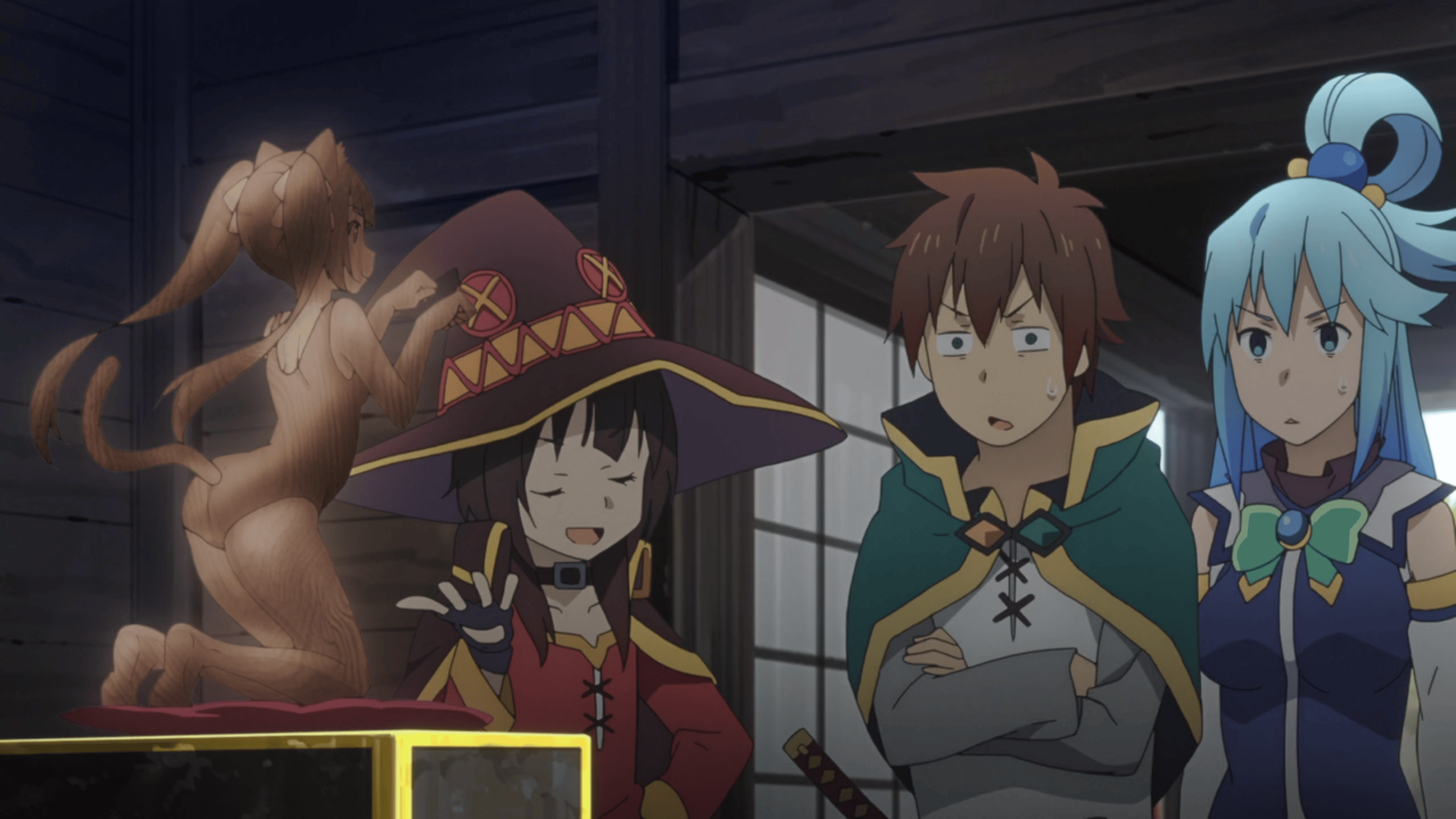HD Version of the neko statue meme Konosuba