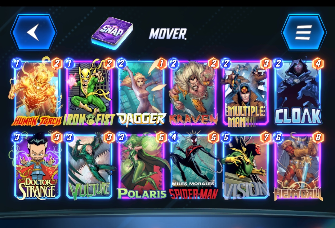 Moving deck, it doesn't seem to be working great, what would you change