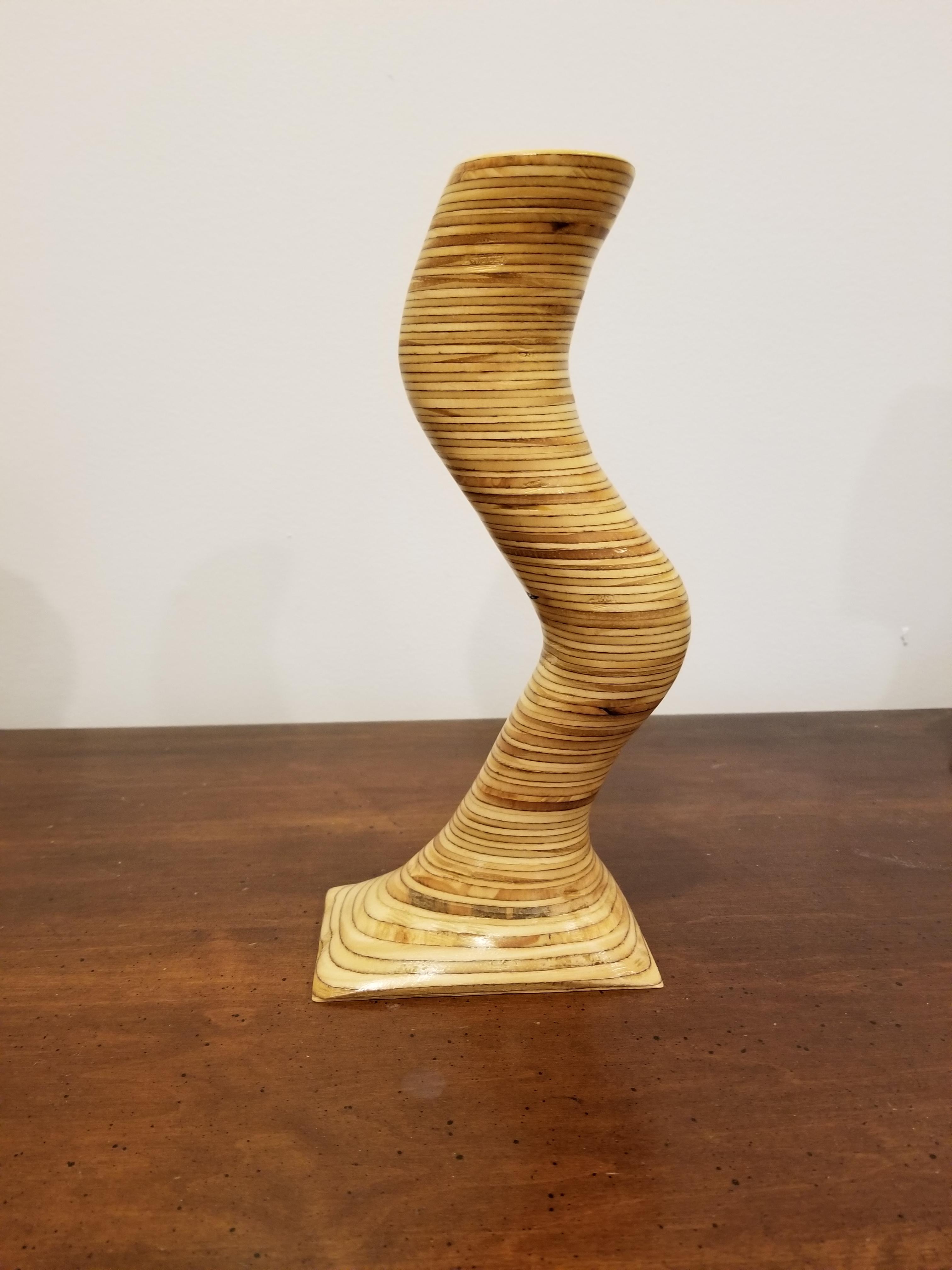 First attempt at power carving. I made a shape! r/woodworking