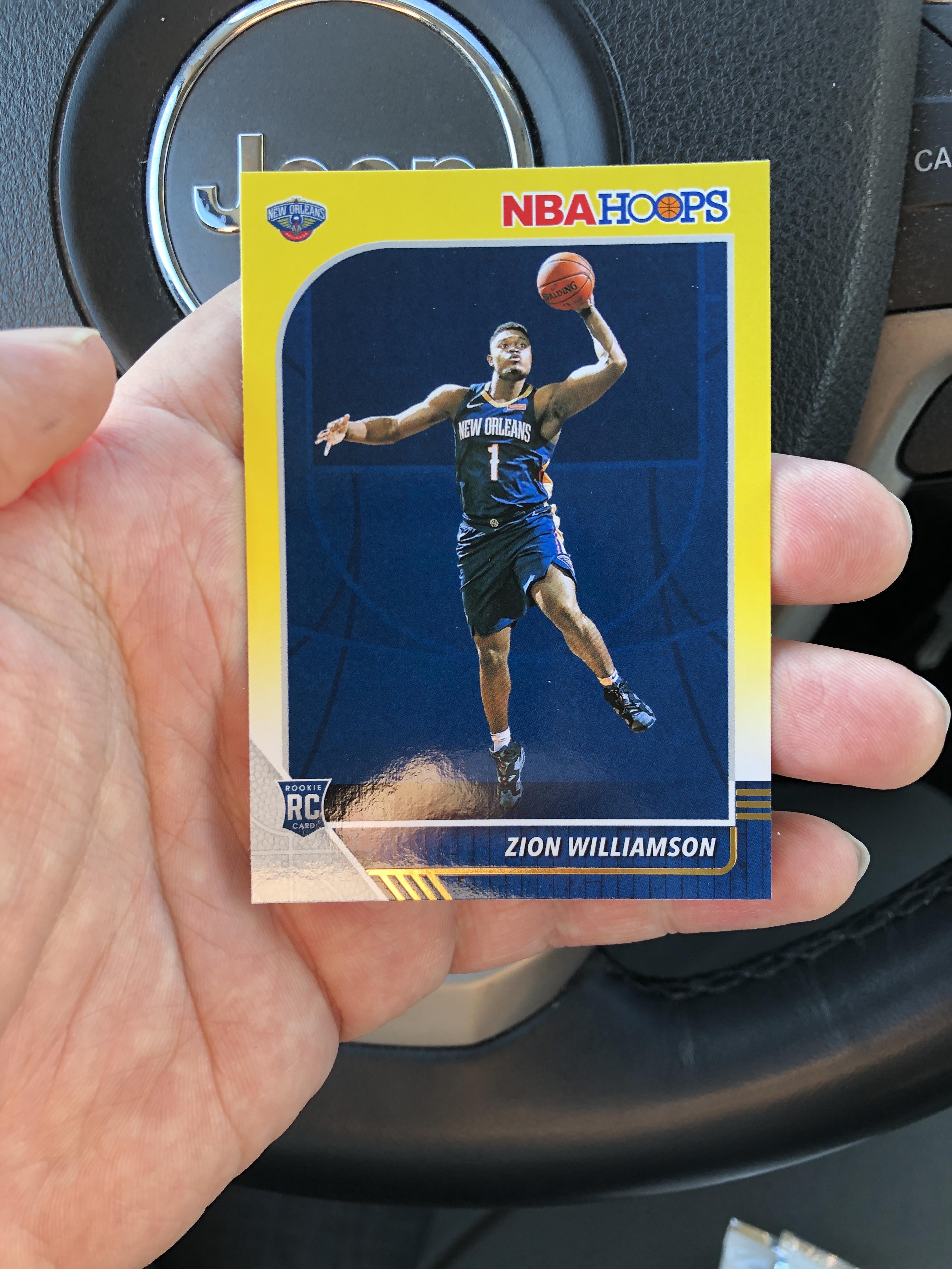 Dollar tree yellow parallel Zion r/basketballcards
