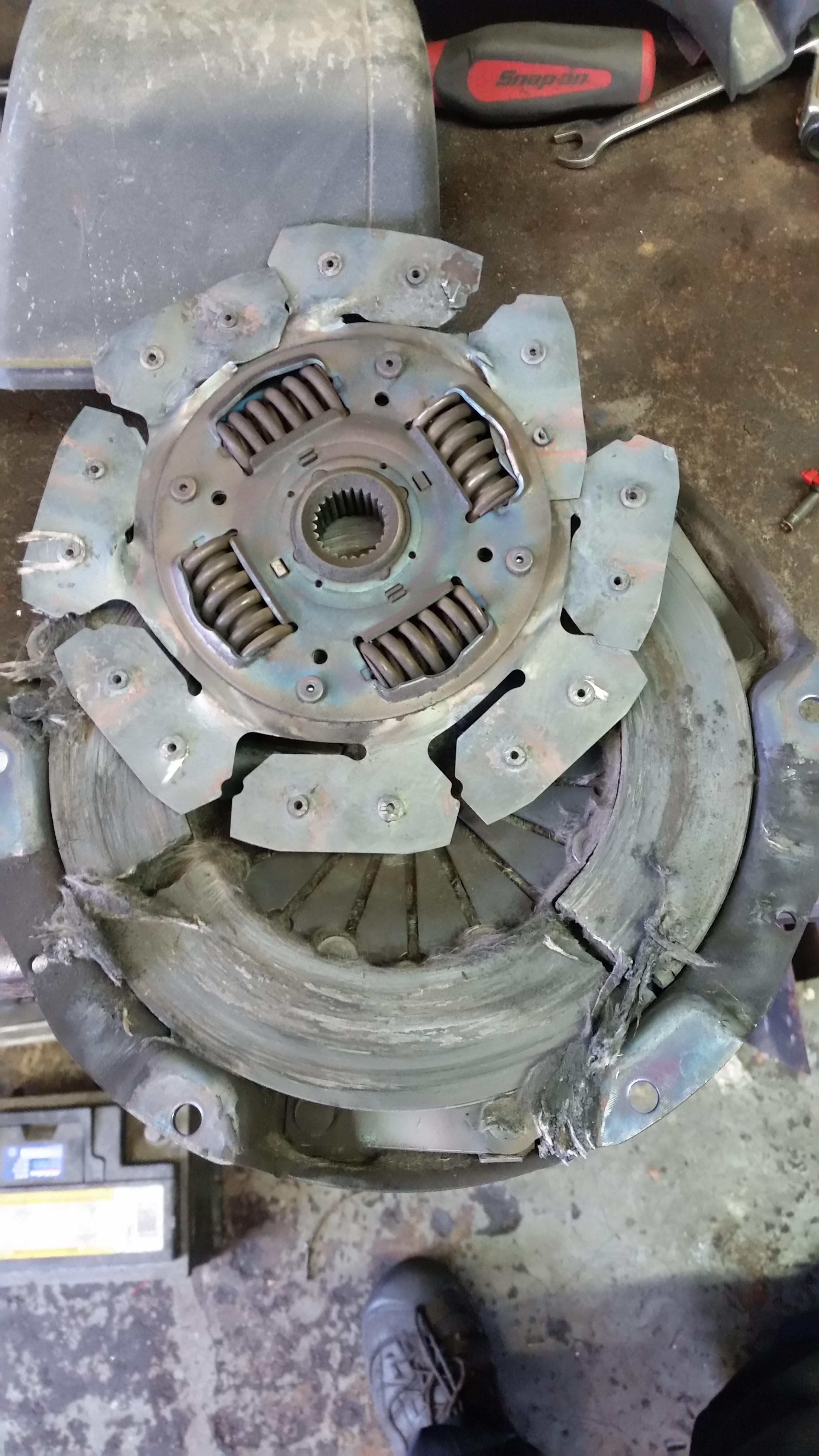 From the clutch job I posted earlier. Disk and flywheel r