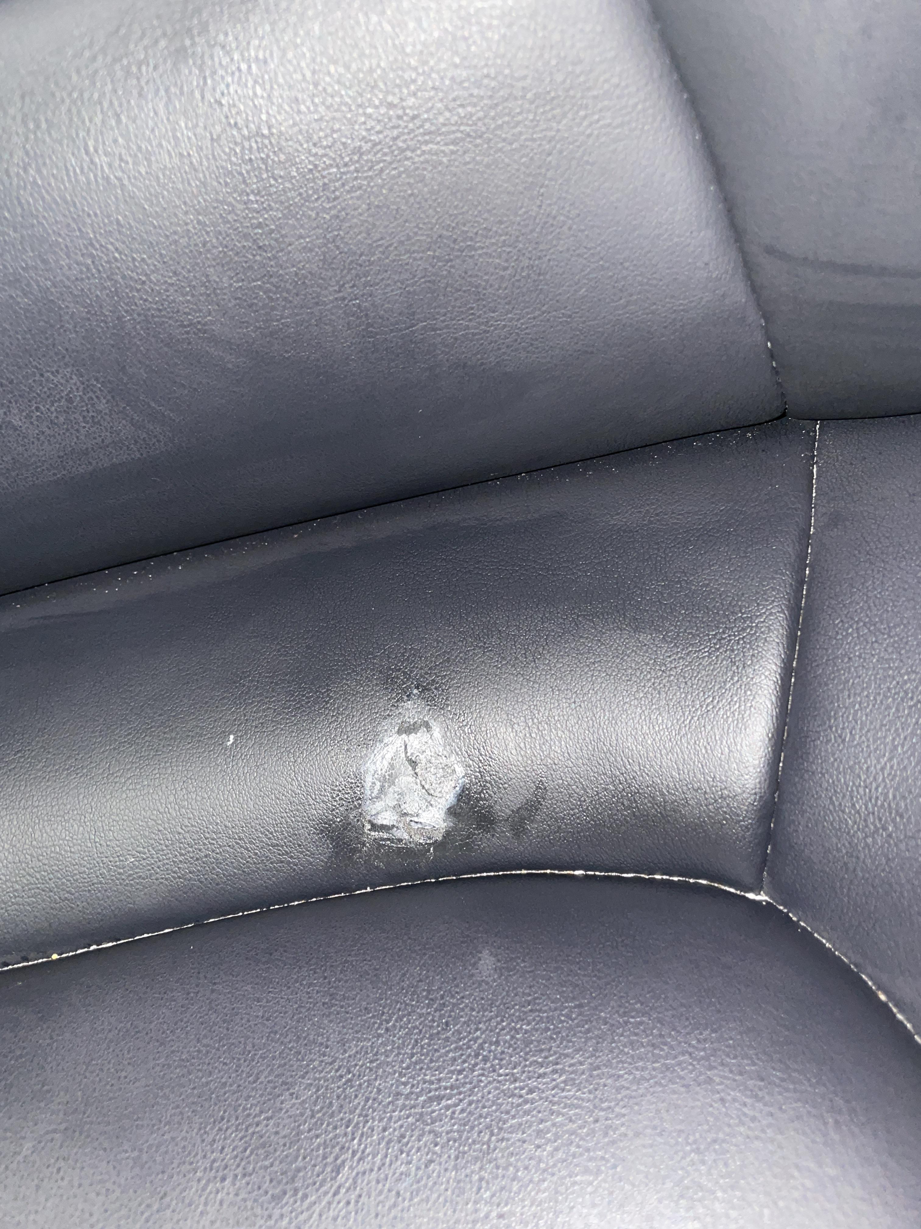 I spilled super glue on my leather car seat. Is it fixable? TIA r/Leather