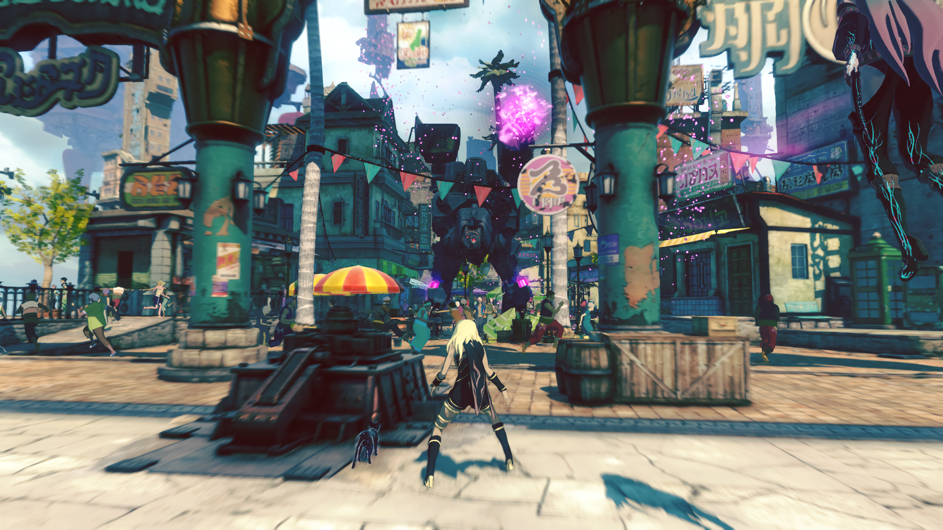 [Gravity Rush 2] [Screenshot] This game has a nice colour palette. r/PS4
