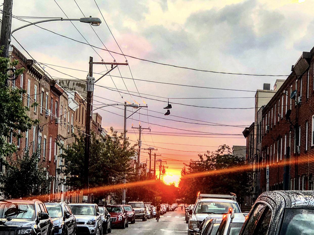 Sunset on Ellsworth Street in Point Breeze r/philadelphia
