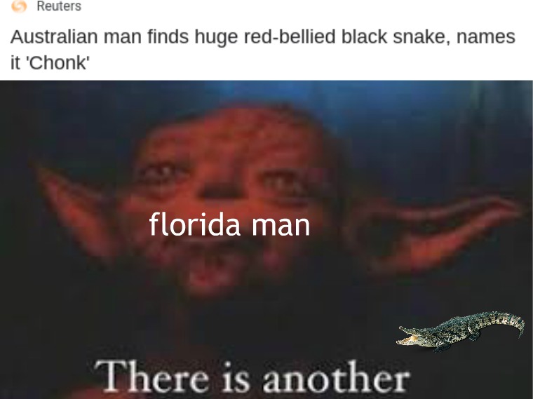 Florida man vs Australian man r/dankmemes