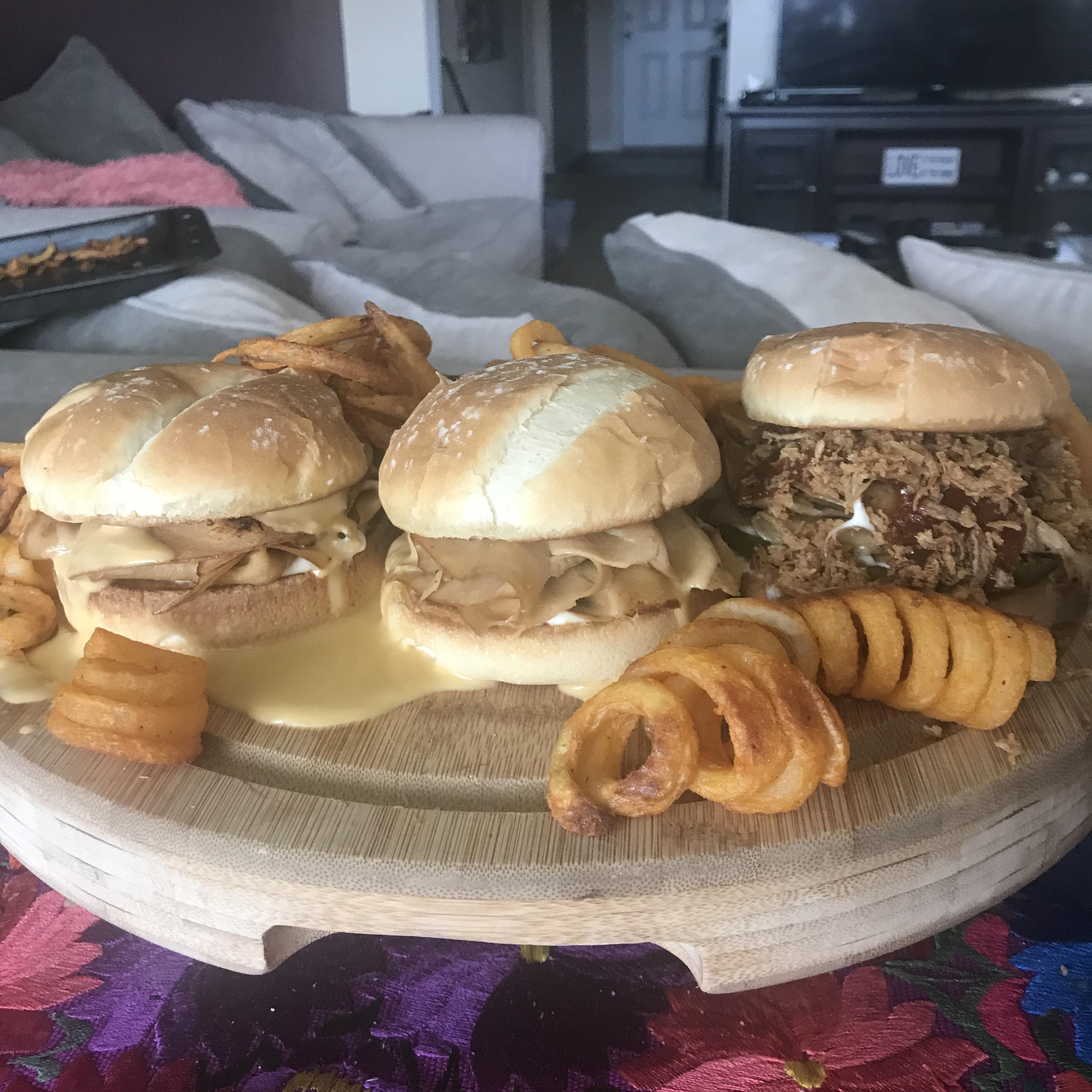 Vegan style Arby’s roast beef and cheddar sandwiches! r/VeganFood