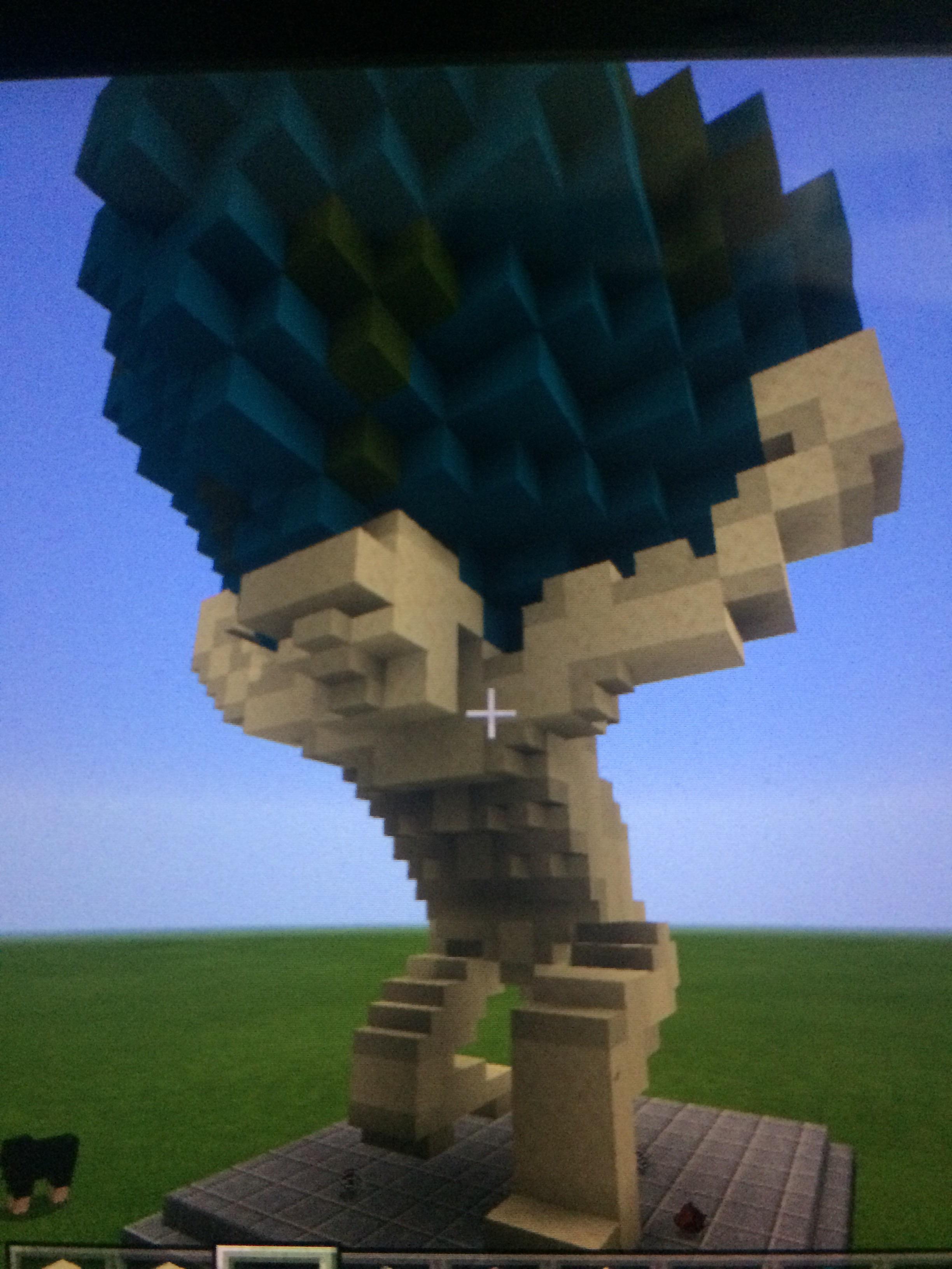 Atlas statue I made r/Minecraftbuilds