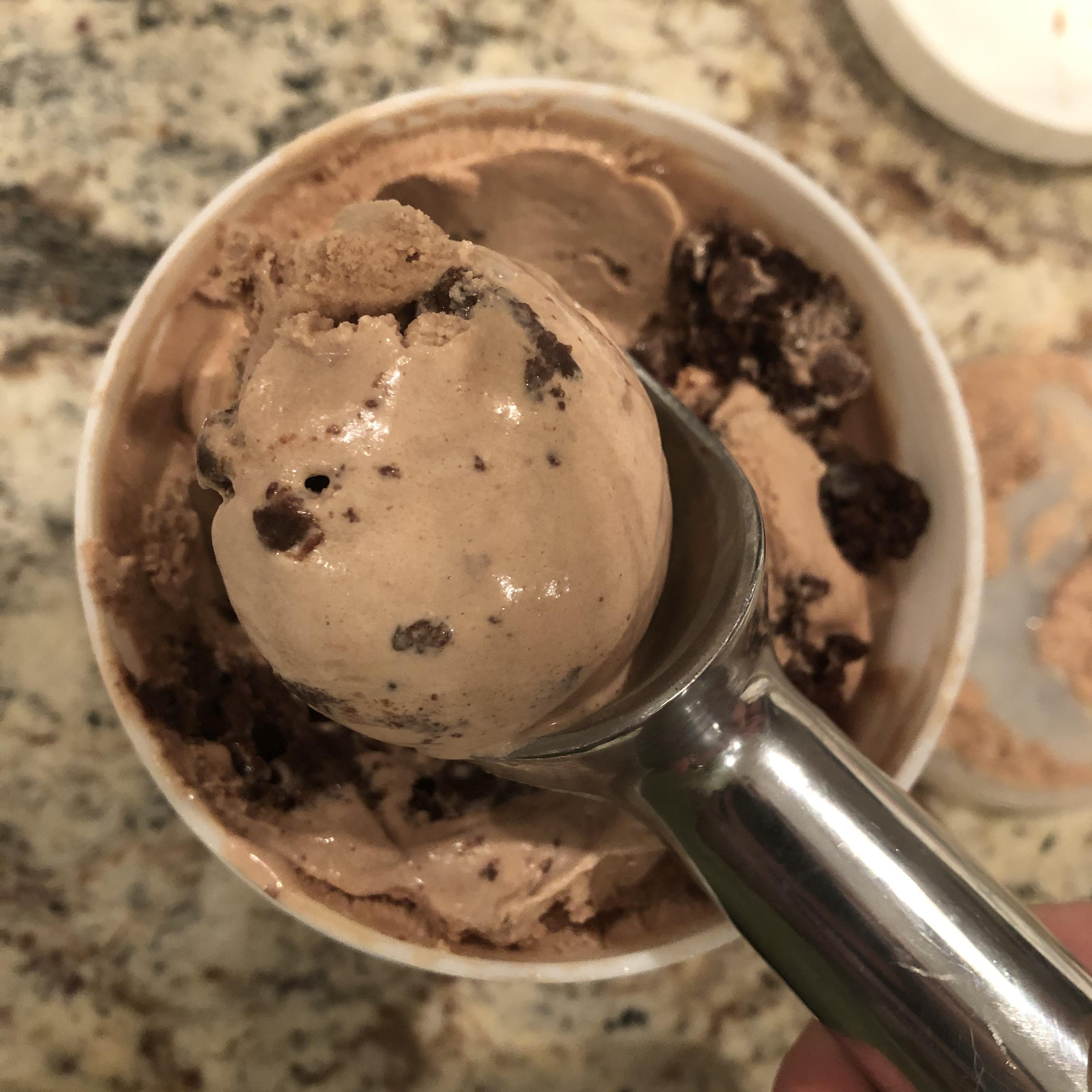 Recreated Salt and Straw’s Chocolate Gooey Brownie Ice Cream! r