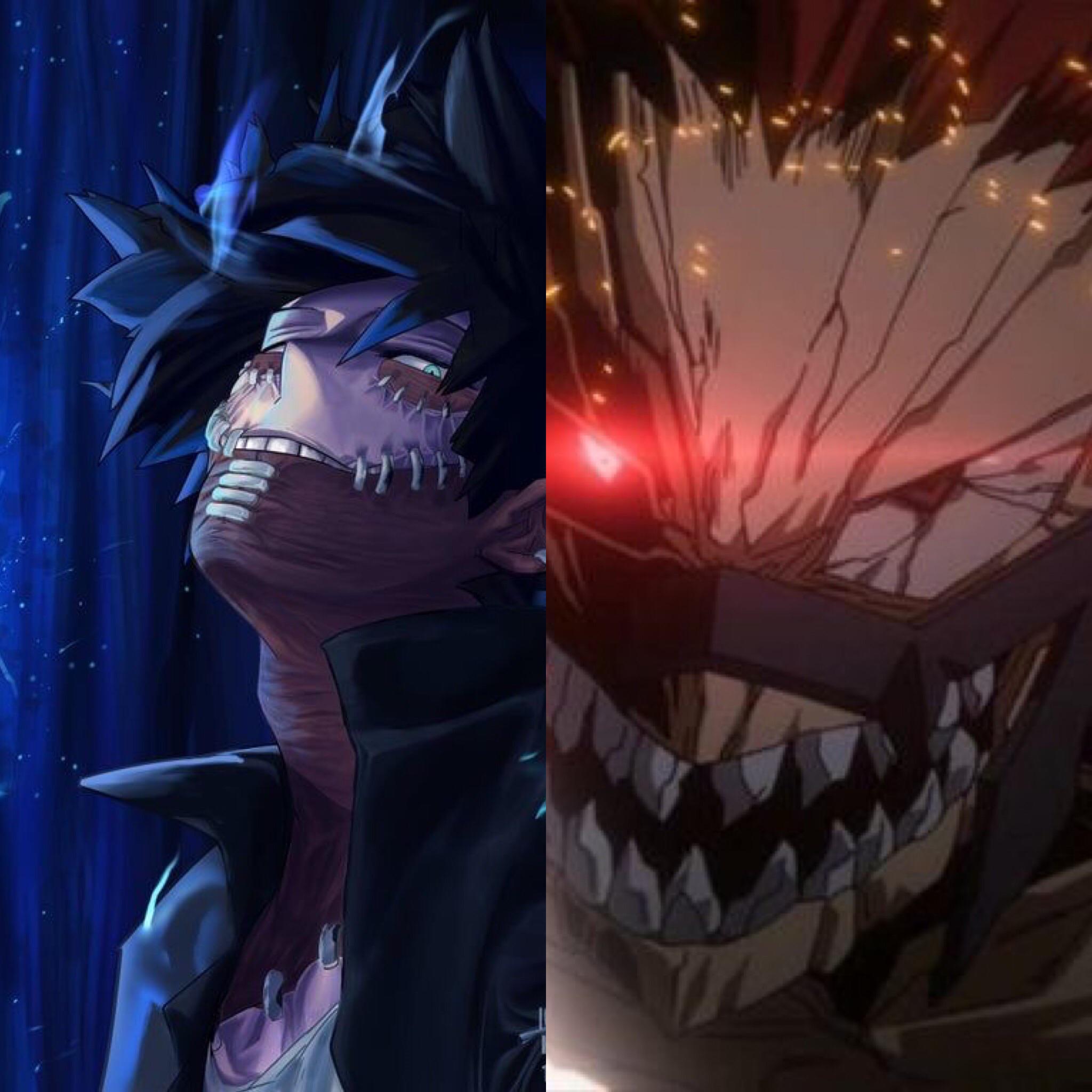 Dabi vs red riot who’d win? Dabi has hot blue possibly nitrogen flames