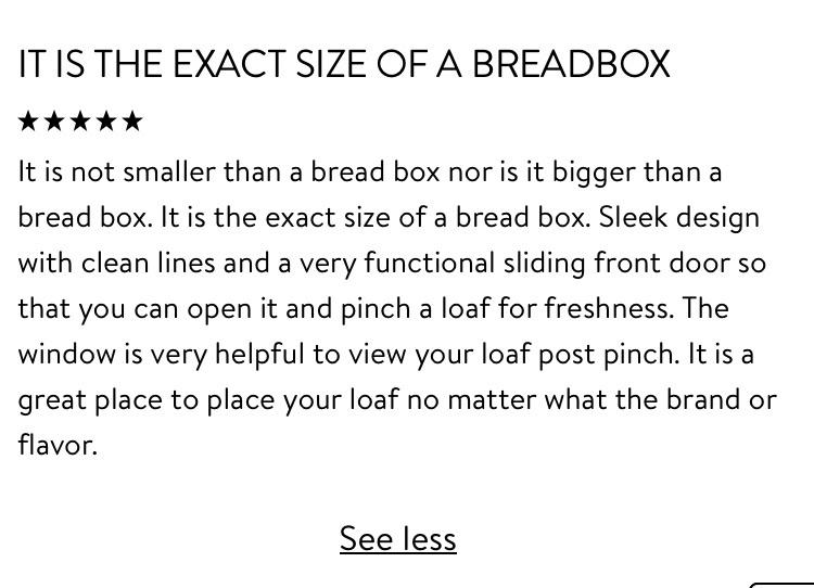 It is the exact size of a bread box r/nightvale
