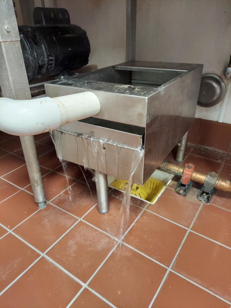 This is what happens to our dishwasher when someone doesn’t clean the