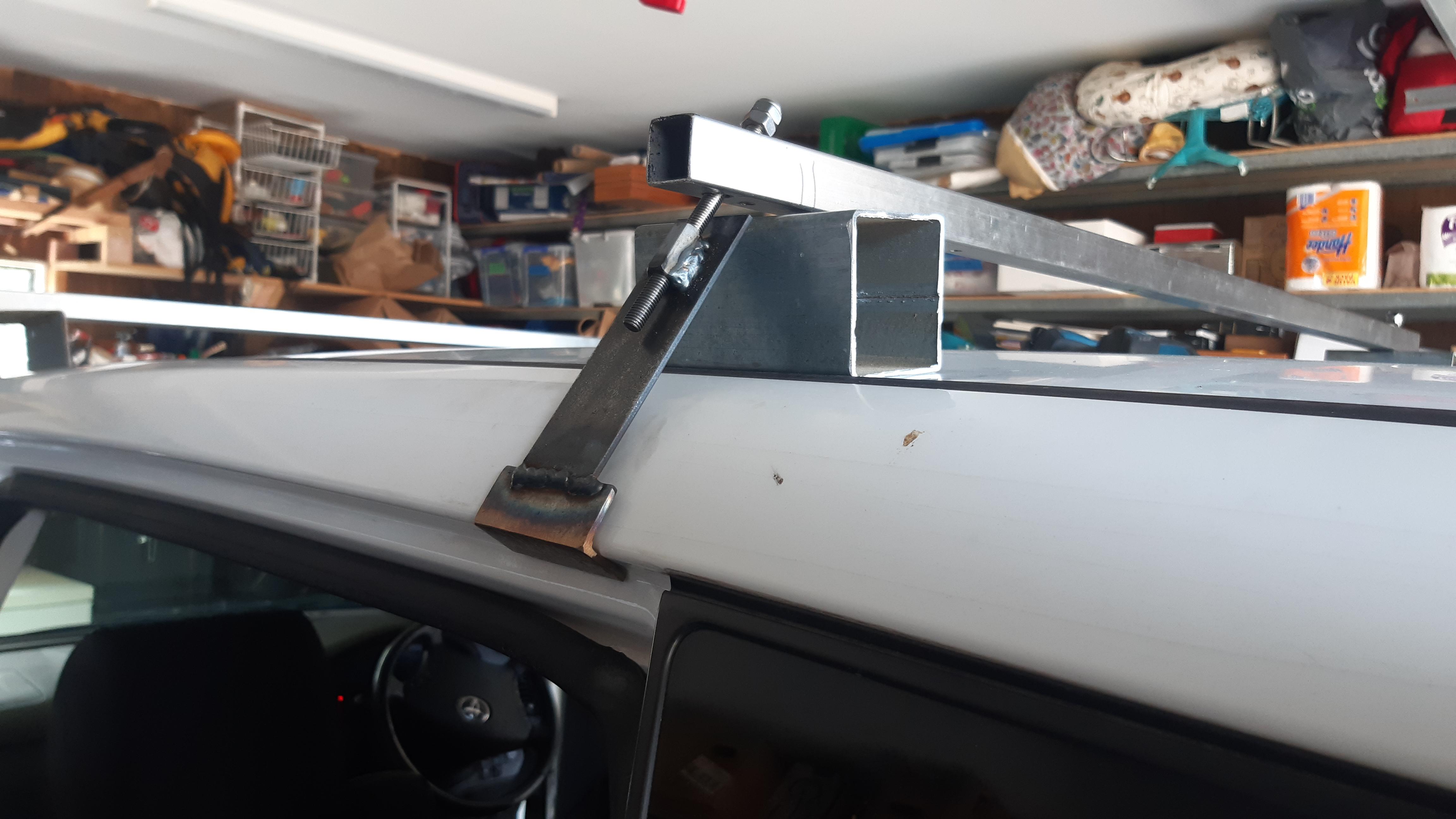 Diy roof racks, wish I had a tig for SS, but for now mig and paint will