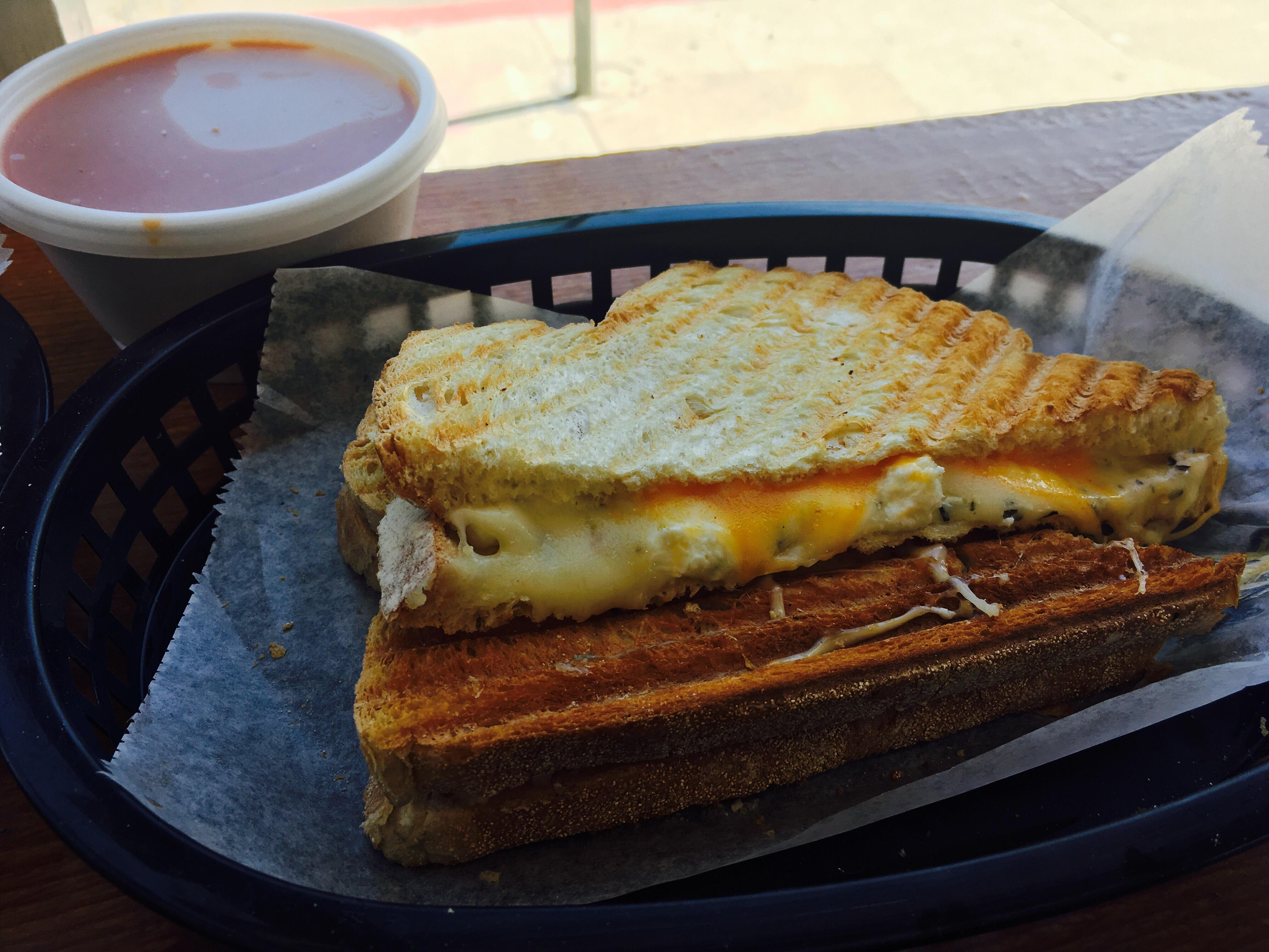 Find yourself a place with grilled cheese and tomato soup on the menu