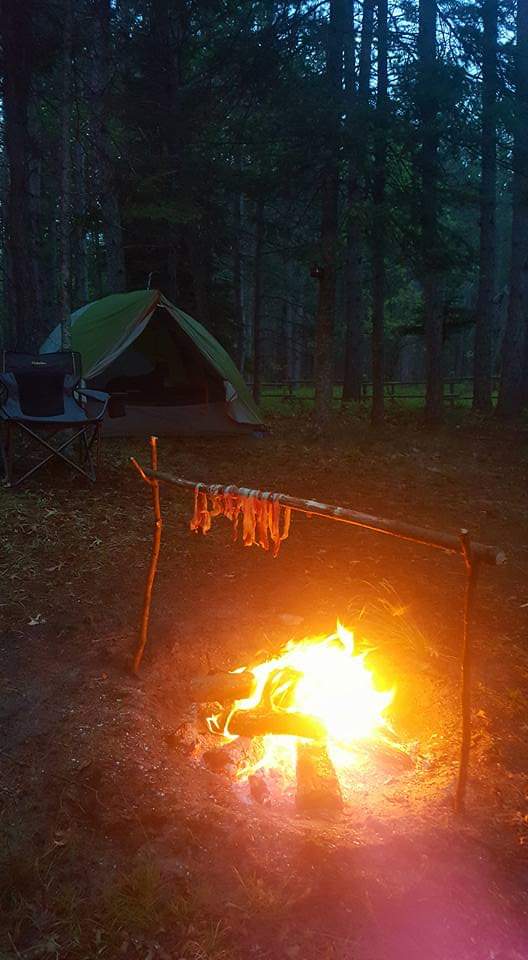 Michigan's Huron National Forest. camping