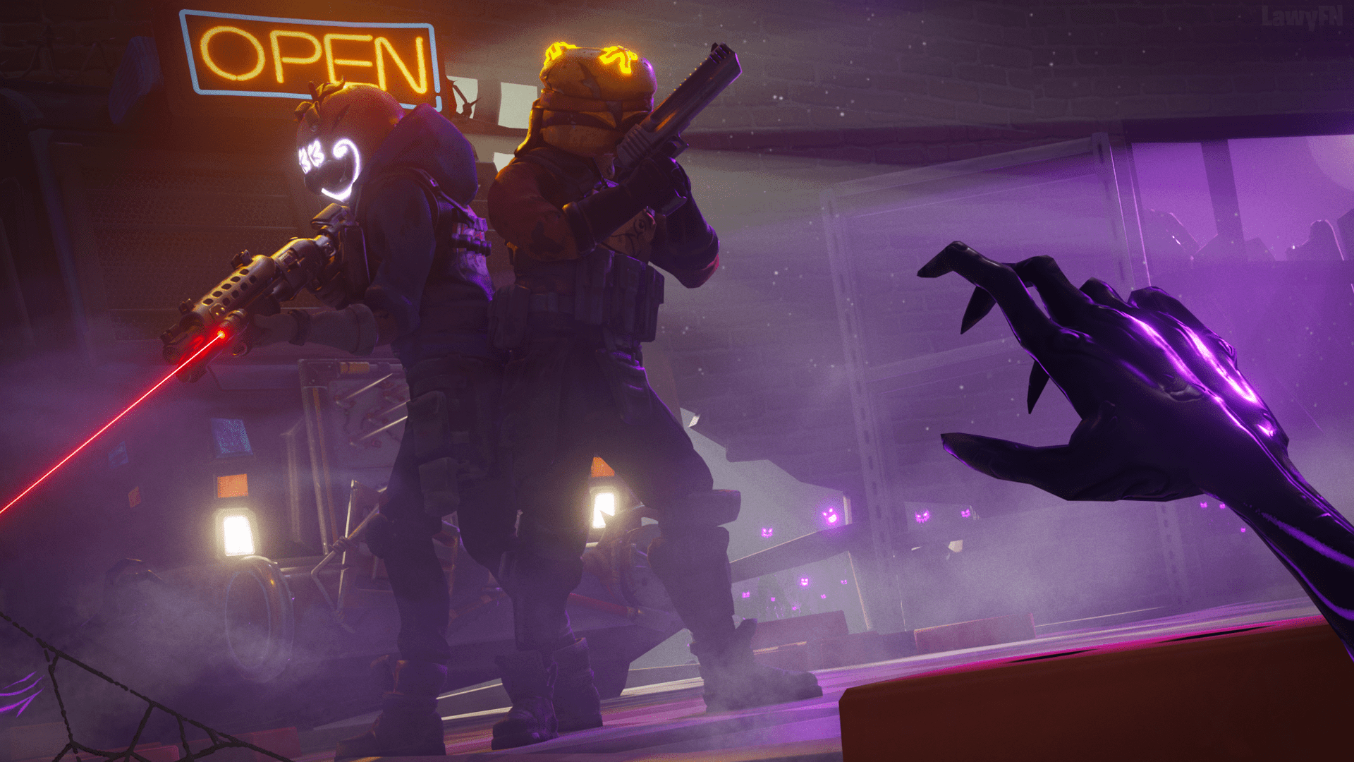 Entering Retail Row.. Beware the horde! FortNiteBR