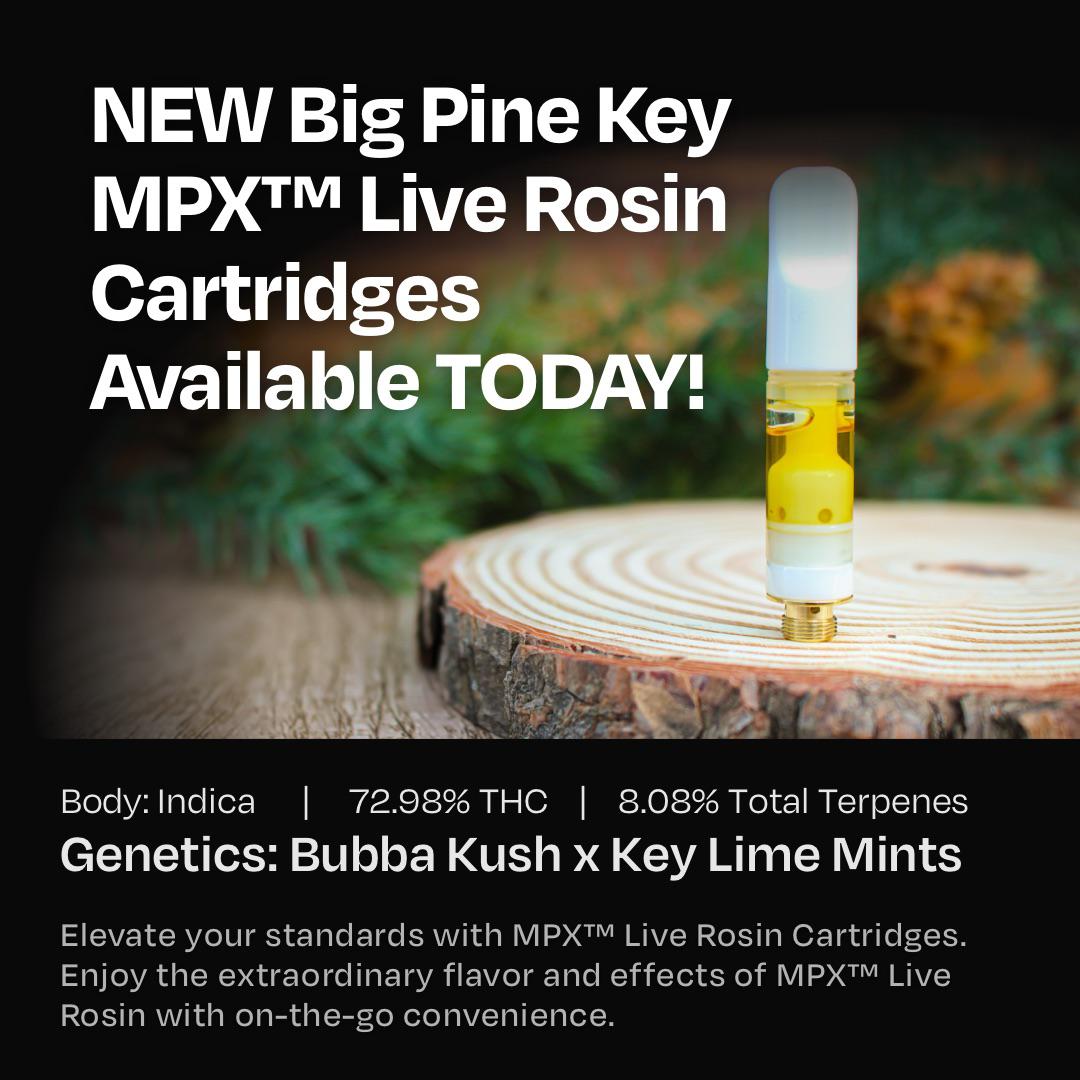 New strain drop for live rosin carts Big Pine Key 73 / 8 terps r/FLMedicalTrees