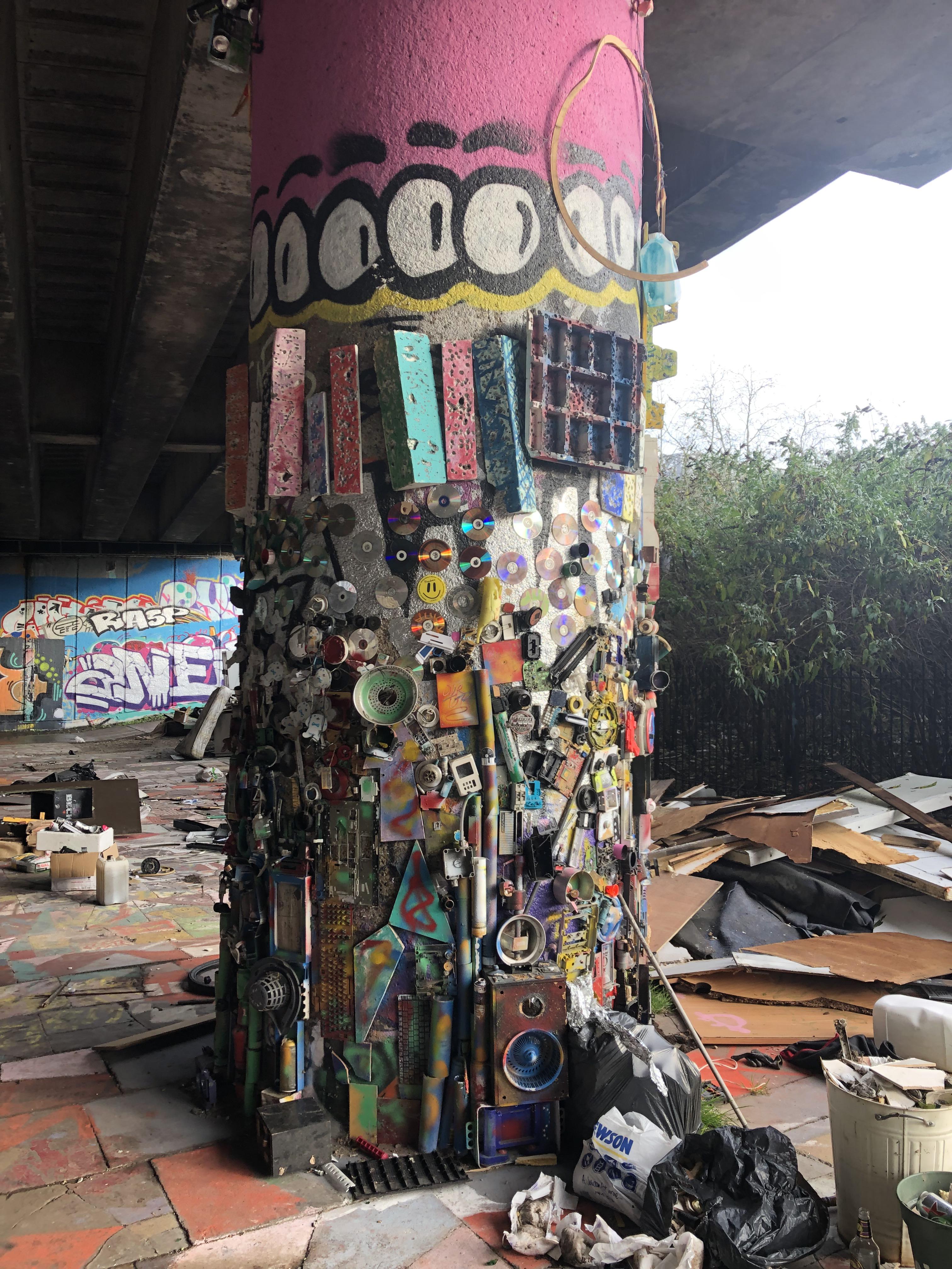 This Load of Rubbish Under the A12 Along the Canal in Hackney Wick r