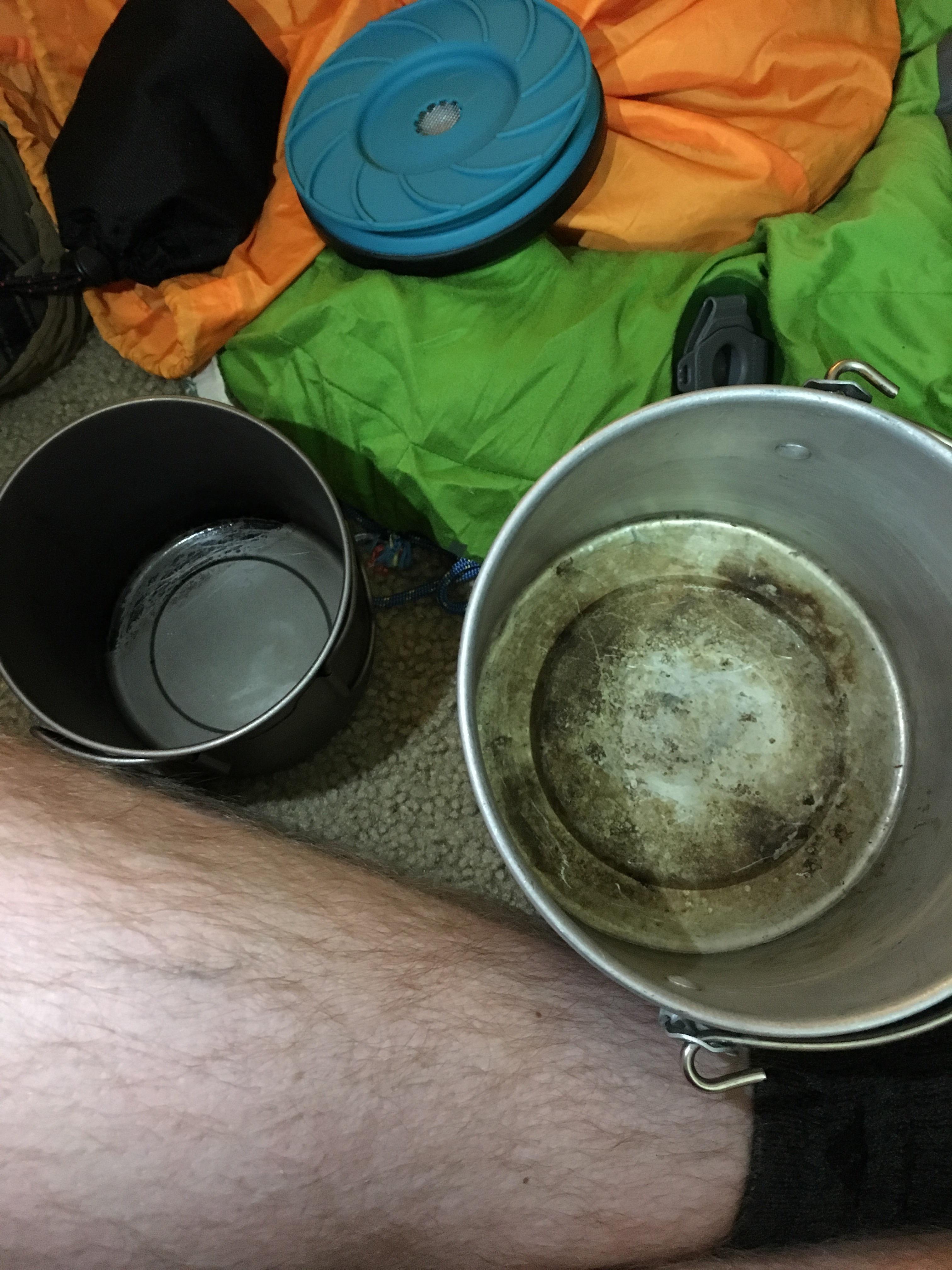 Best way to superclean these pots? r/backpacking