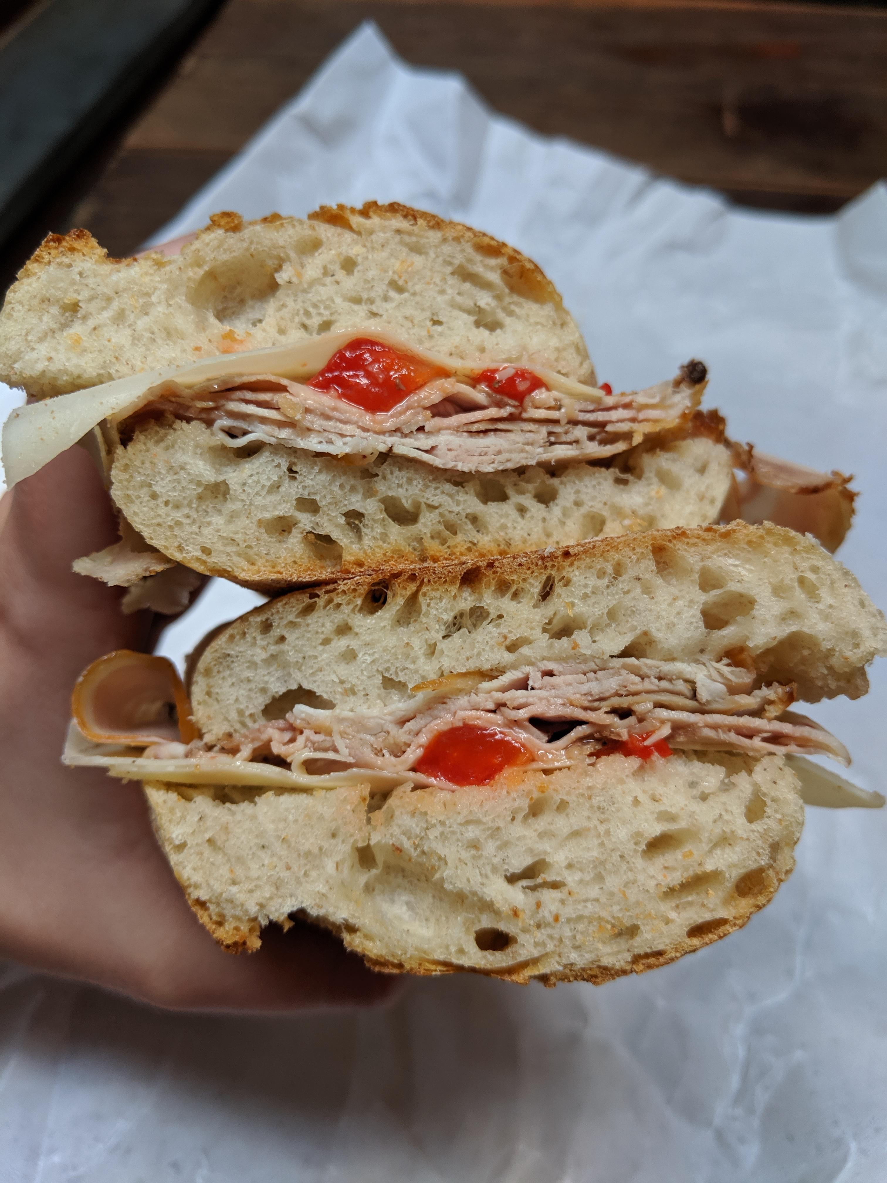Porchetta sandwich from Bricco in Boston, MA r/eatsandwiches