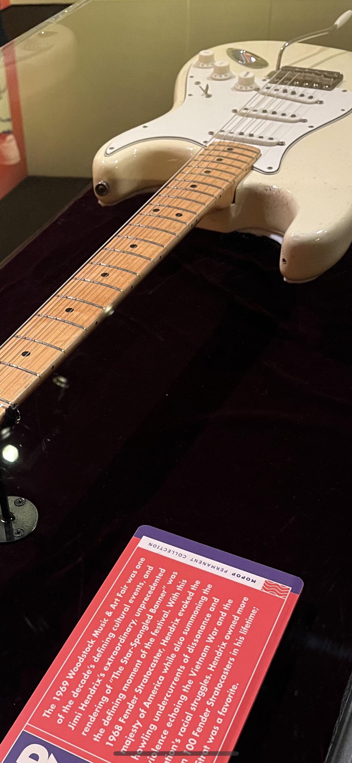 Look at the neck pocket gap on Jimi Hendrix’s Woodstock Strat. He