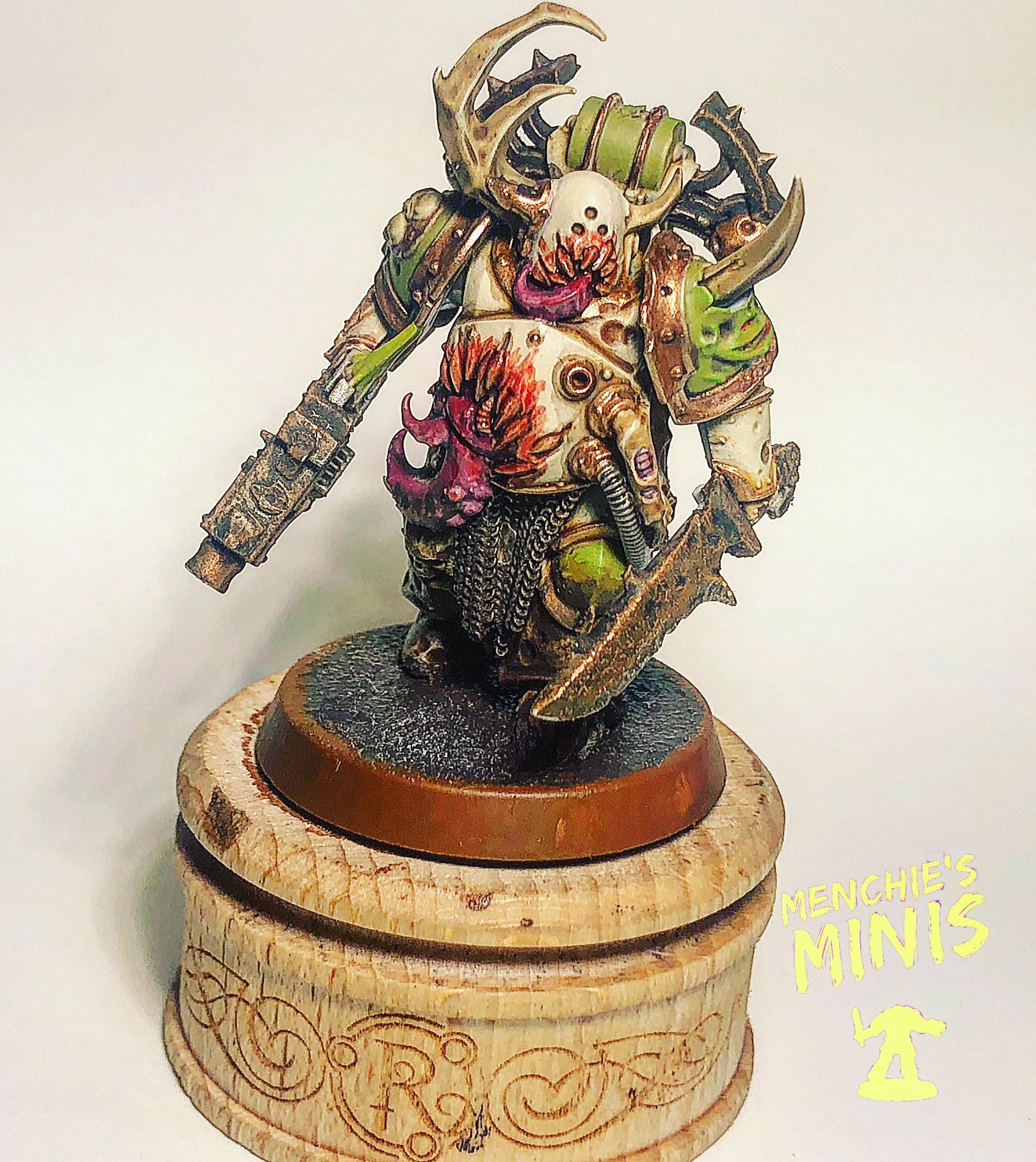 I love painting Death Guard Plague Marines, each one has its own