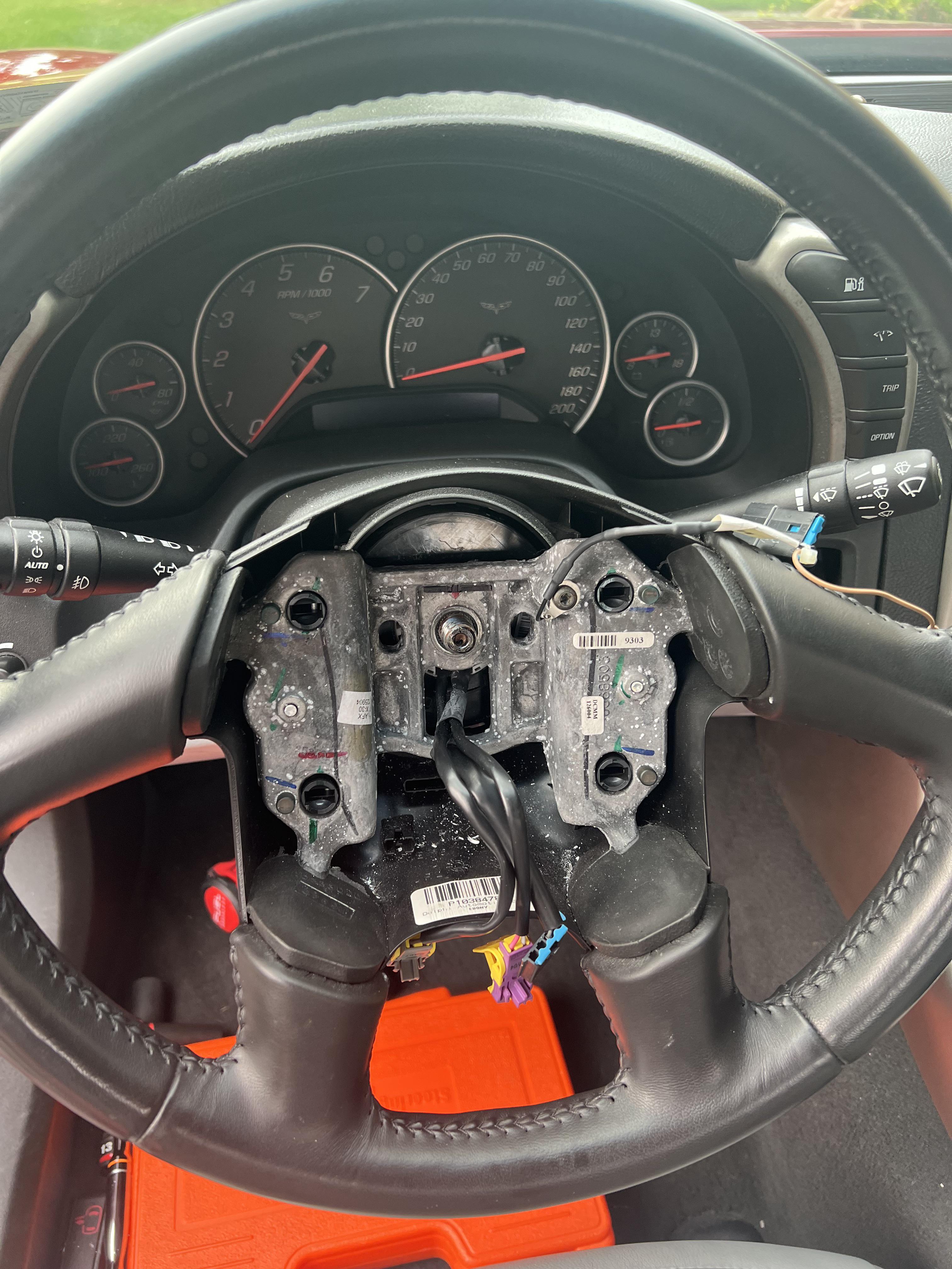 Tips for removing this 05 C6 steering wheel? I’ve tried multiple