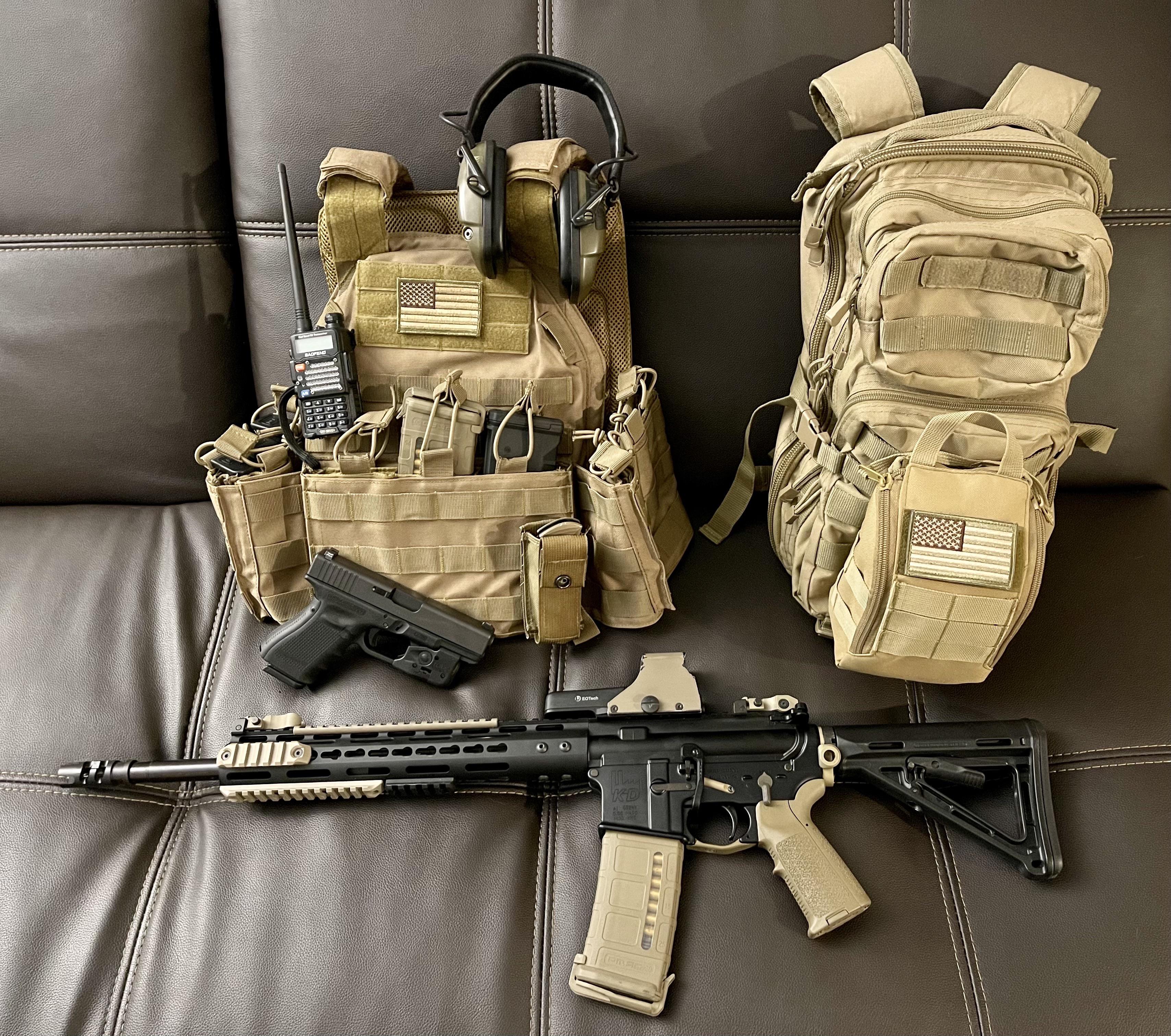 Finally got my Hesco APST plates installed! Loving this setup ;) r