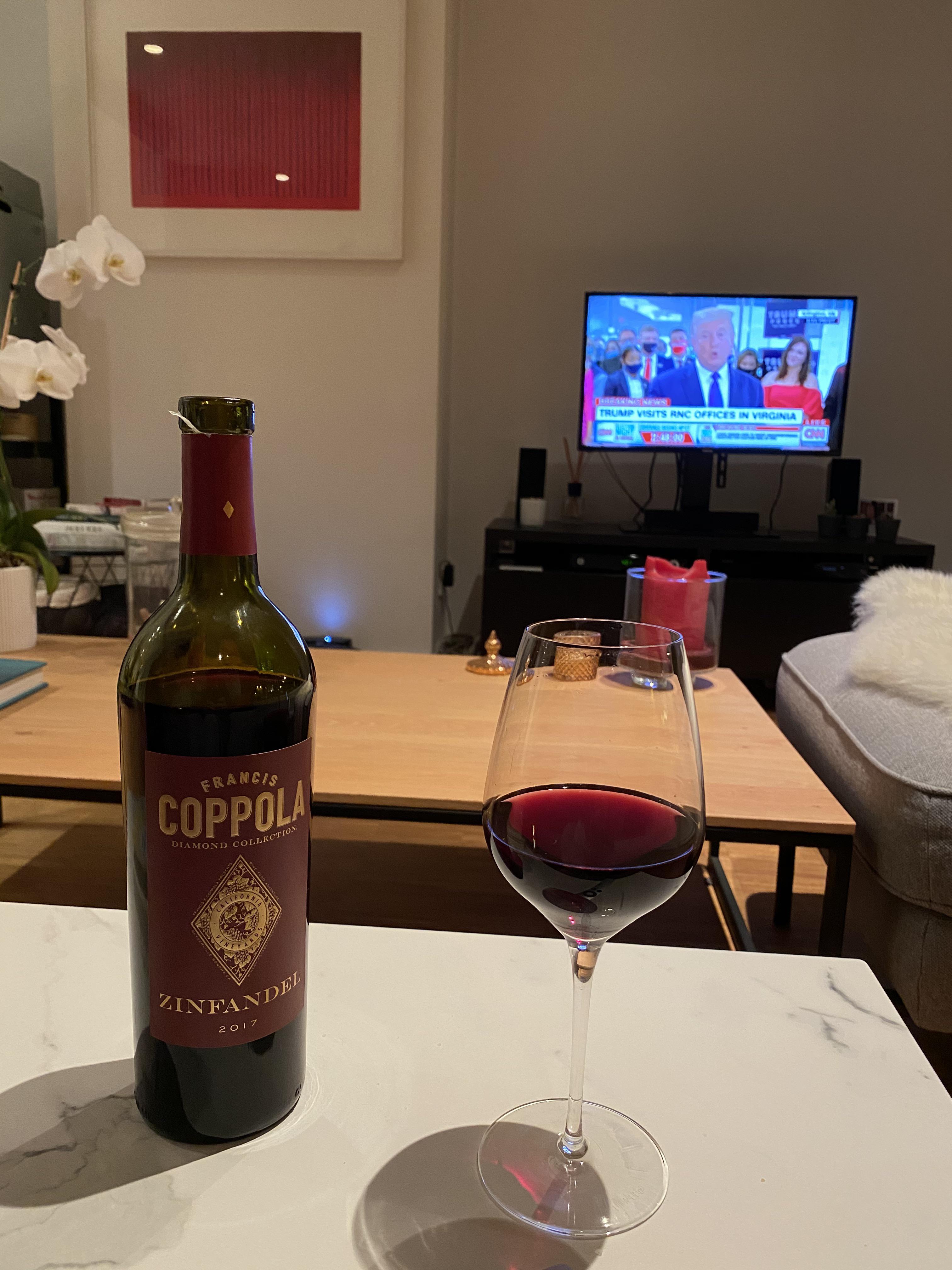 Opened up an American bottle to follow the US elections (middle of the