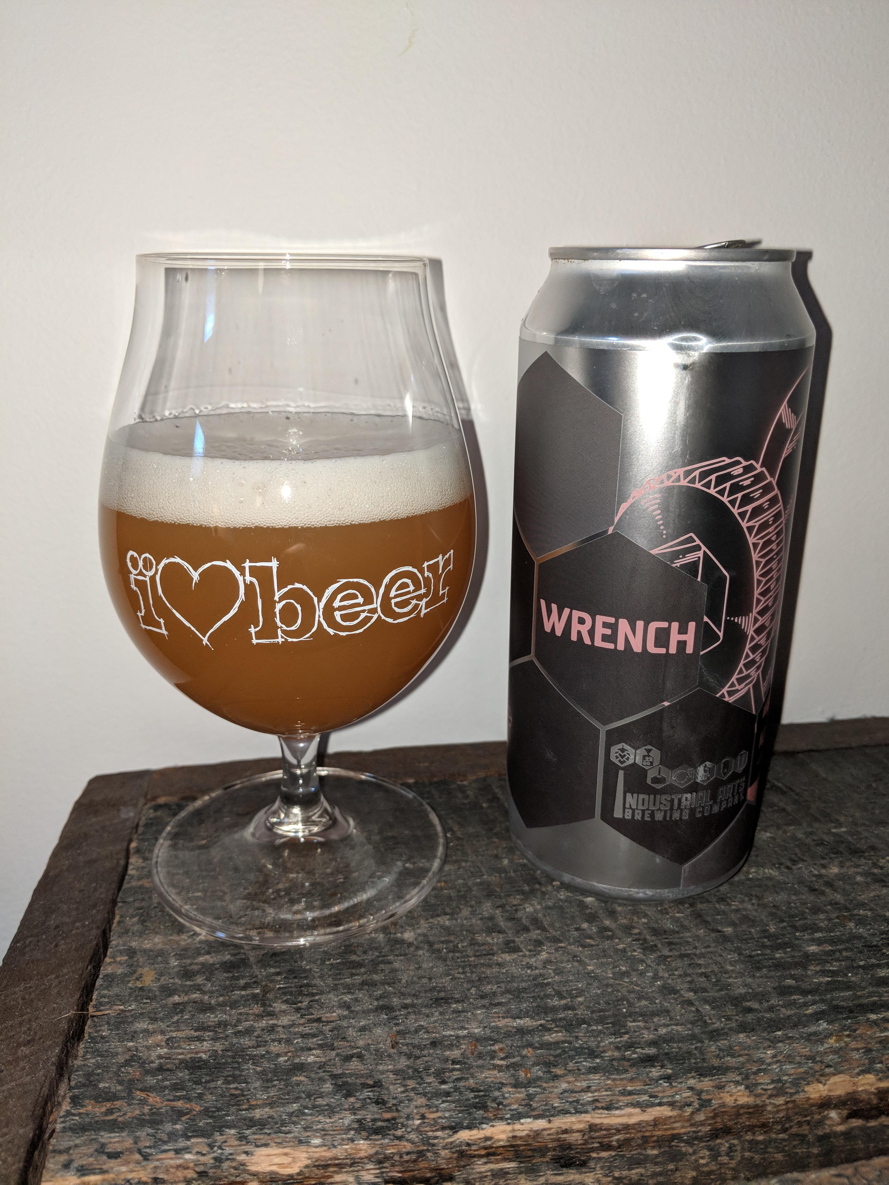 Wrench IPA by Industrial Arts Brewing Company r/CraftBeer