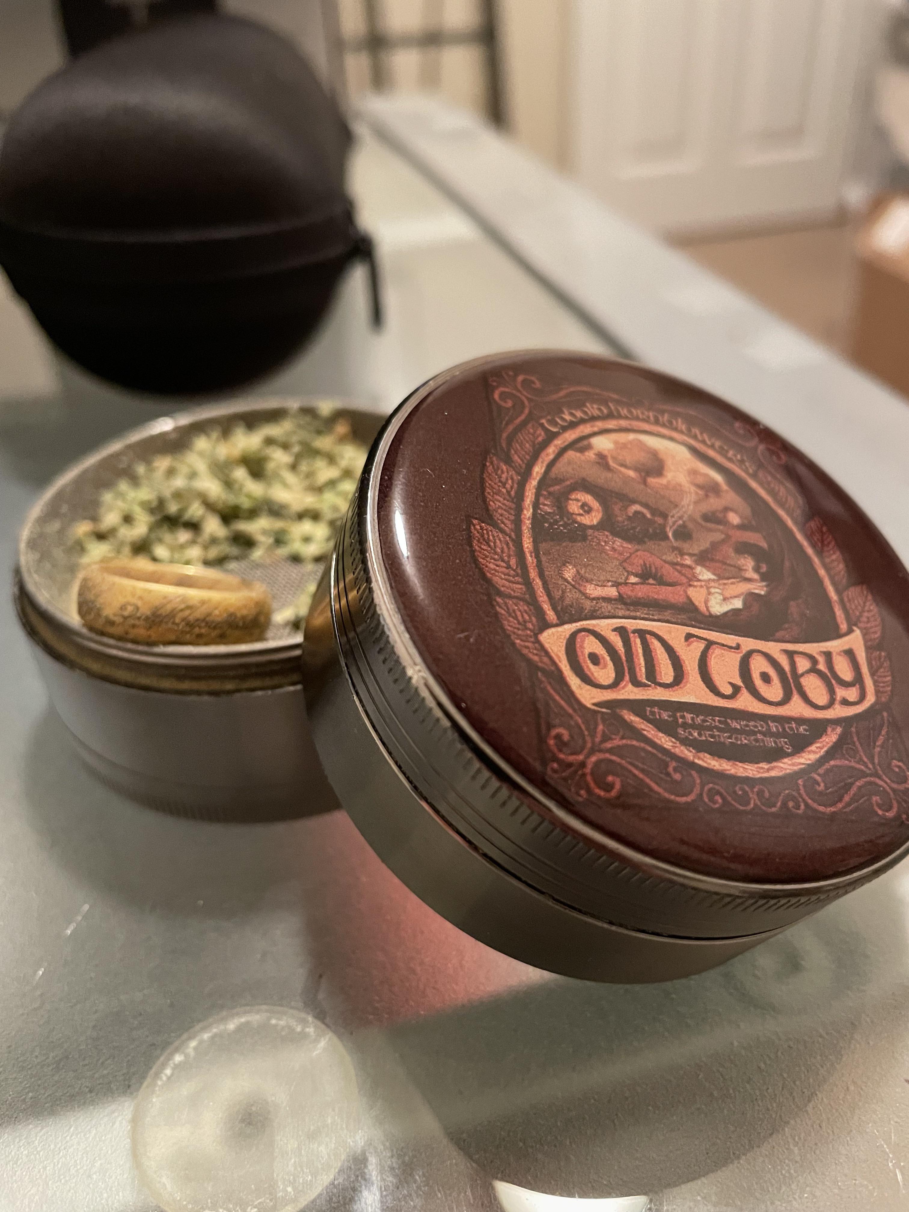 I always imagine this as Bilbo’s stash when I grind some up. Complete