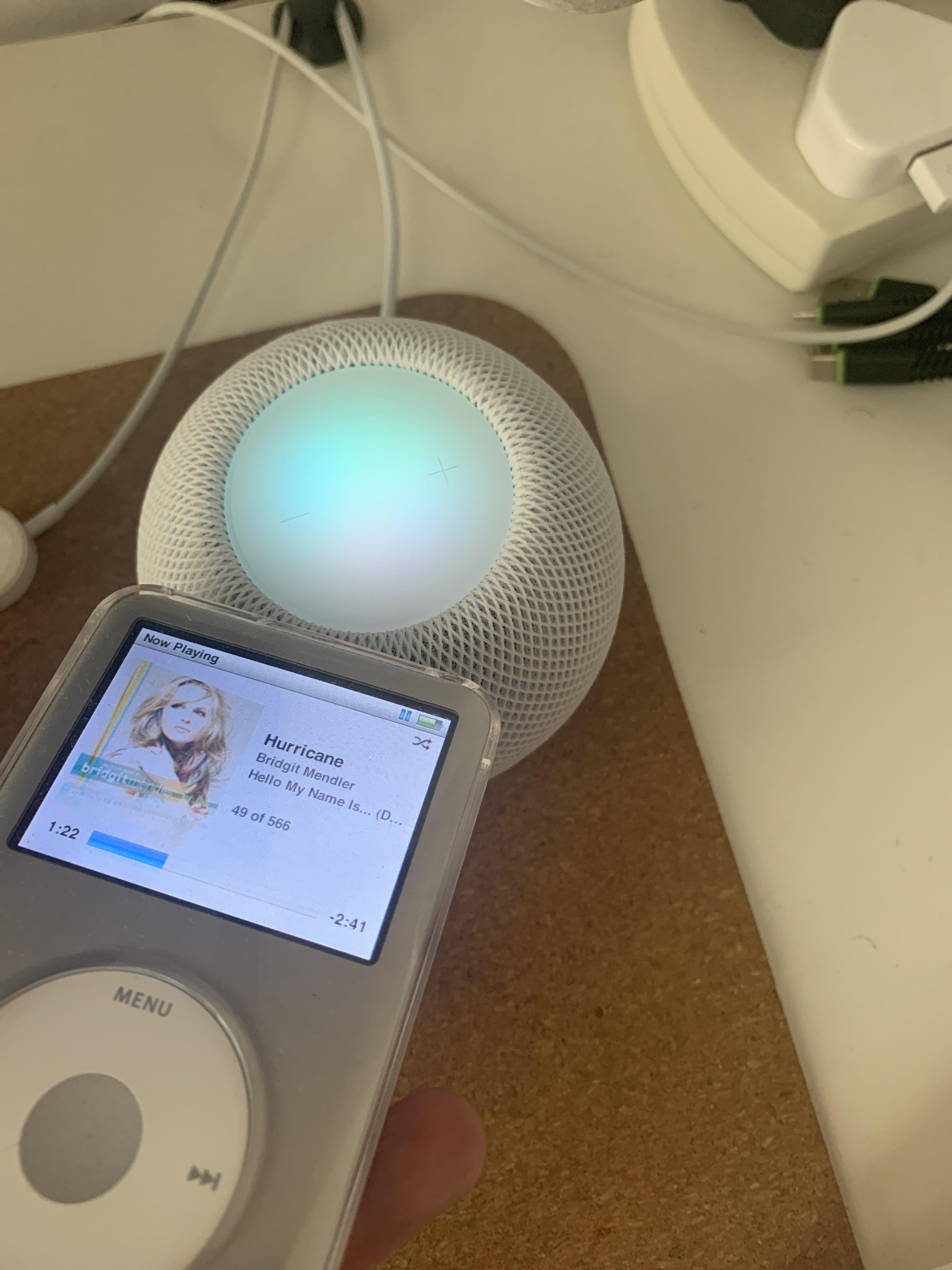Recently got the HomePod mini as a birthday gift. The handoff feature