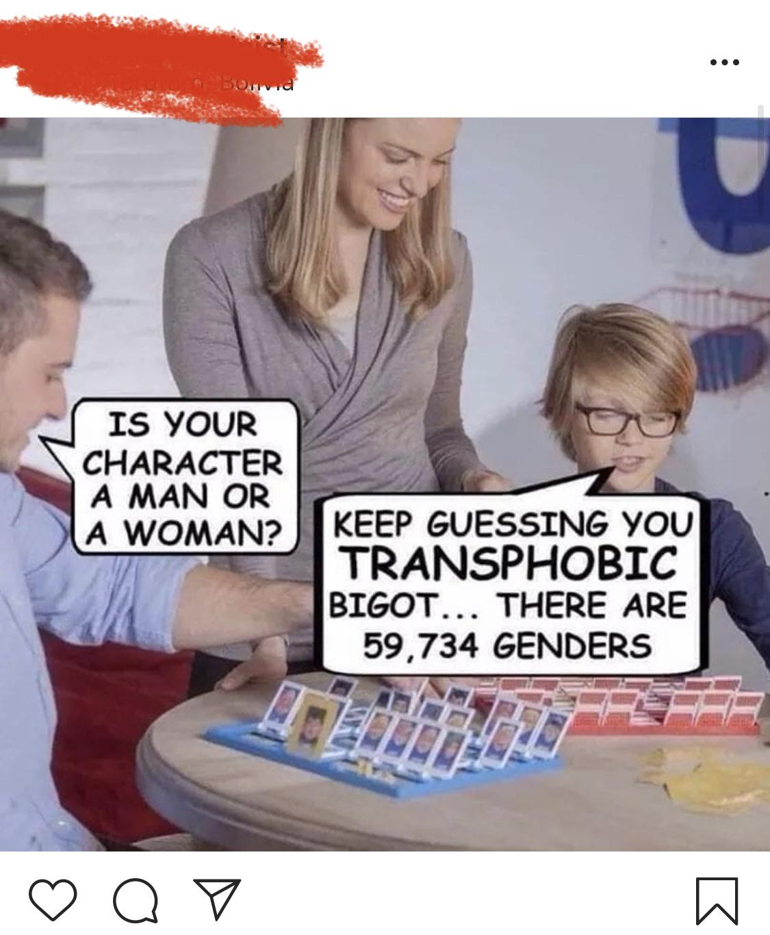 The right can’t meme. Being accepting of gender identity means you can