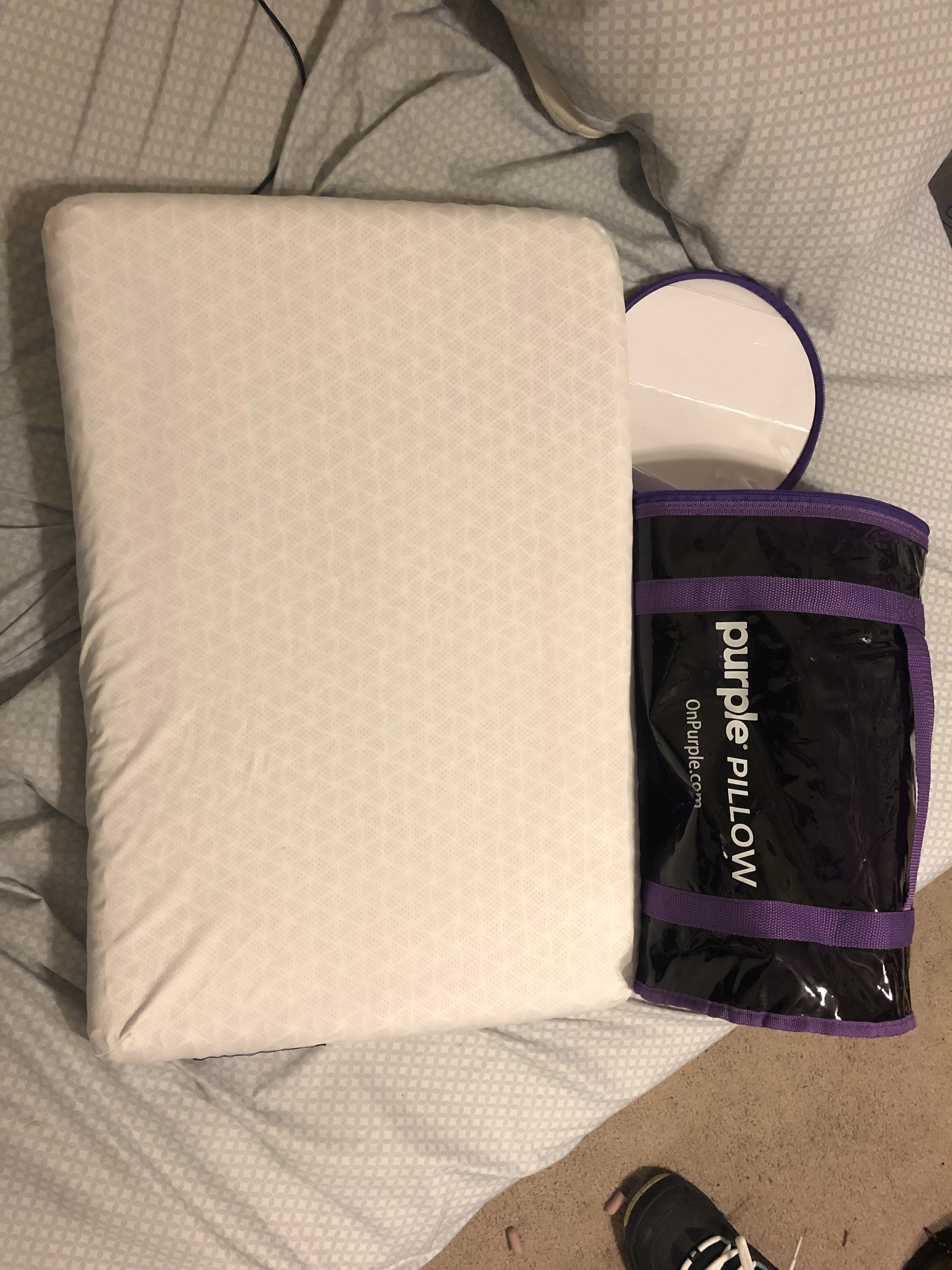 Really small haul but I got two of these purple pillows for 20 each