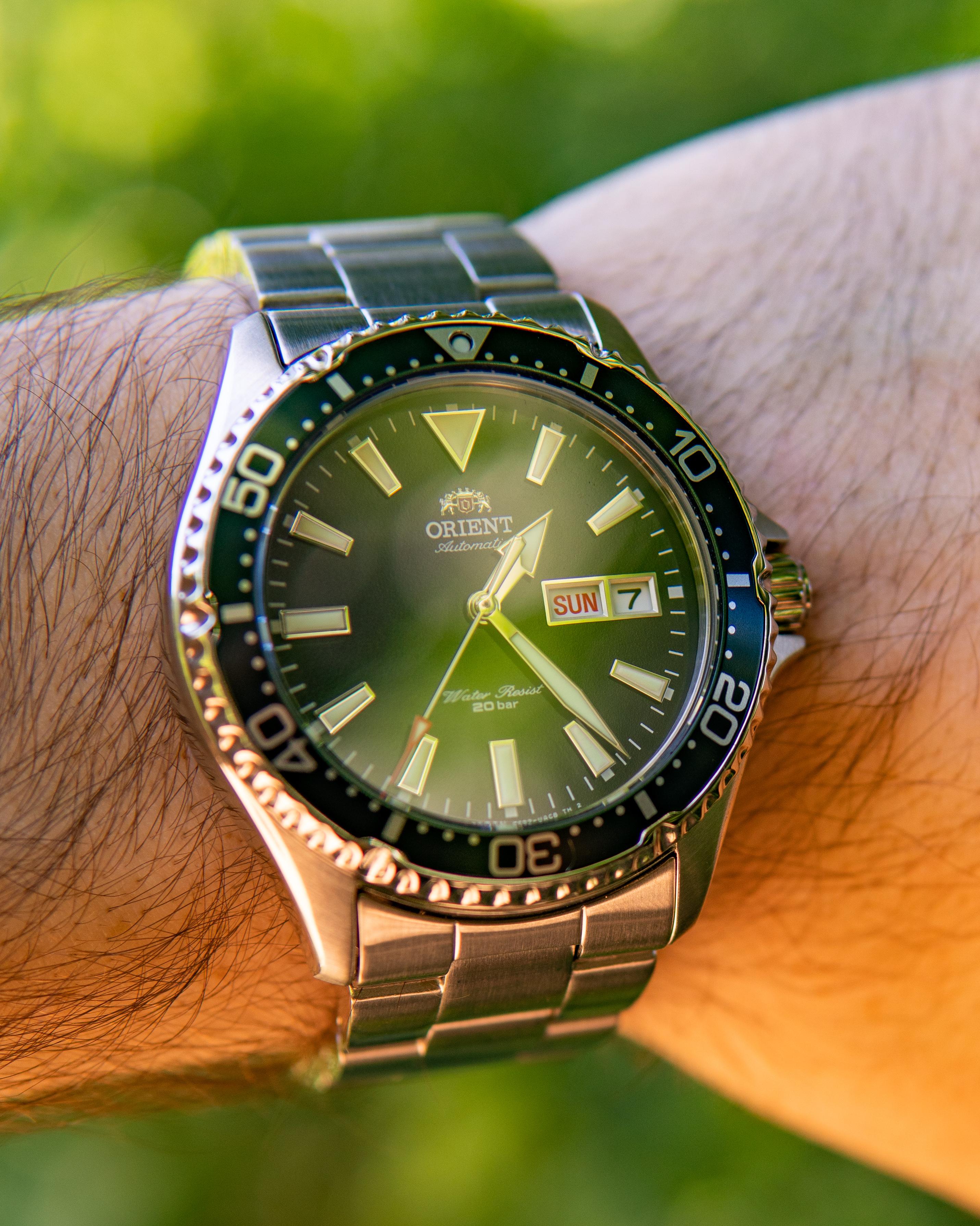 [Orient Kamasu] Green Dials > Blue Dials amirite r/Watches