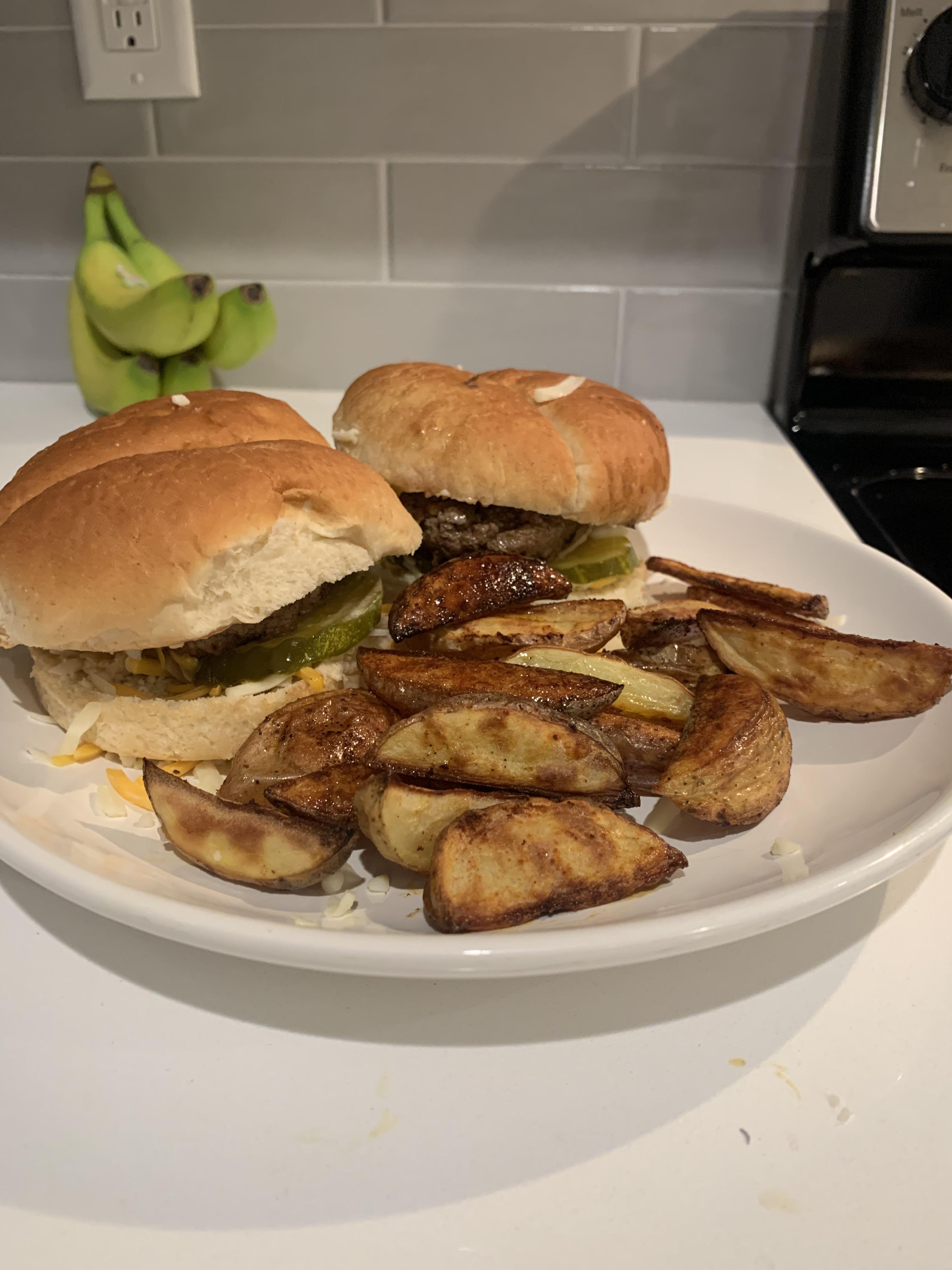 Melty Monterey Jack burgers (with pickles) r/hellofresh
