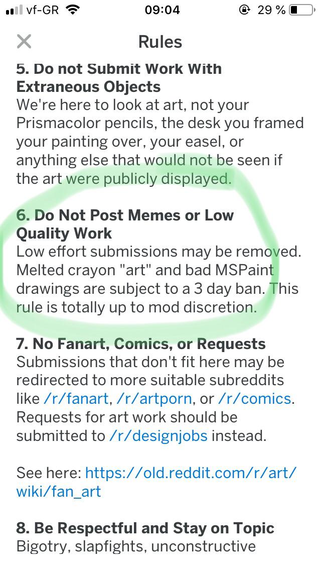 When you try to post your art on reddit but it knows already you are