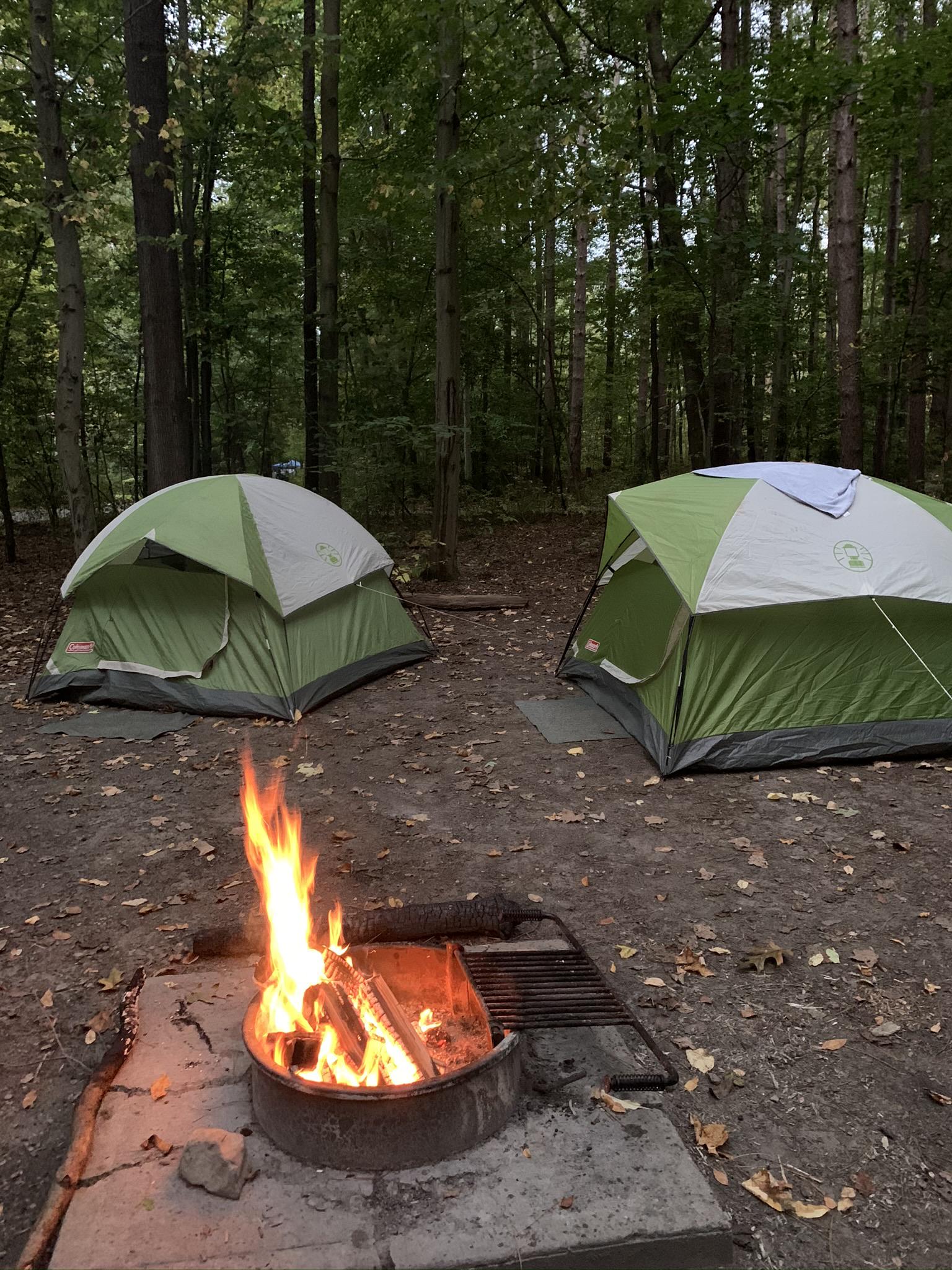 Trip to Watkins Glen, NY this past fall r/camping